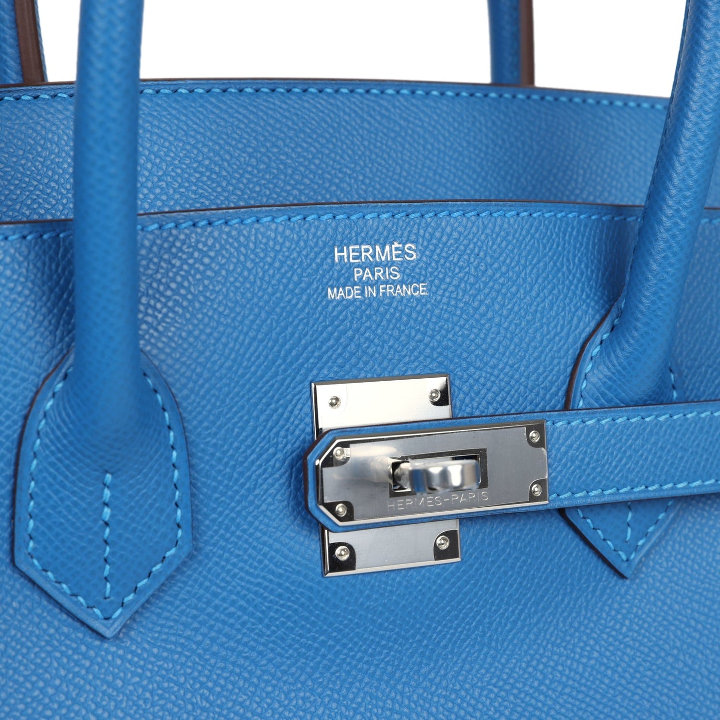 Hermes Birkin 35 Mykonos Epsom Palladium Hardware