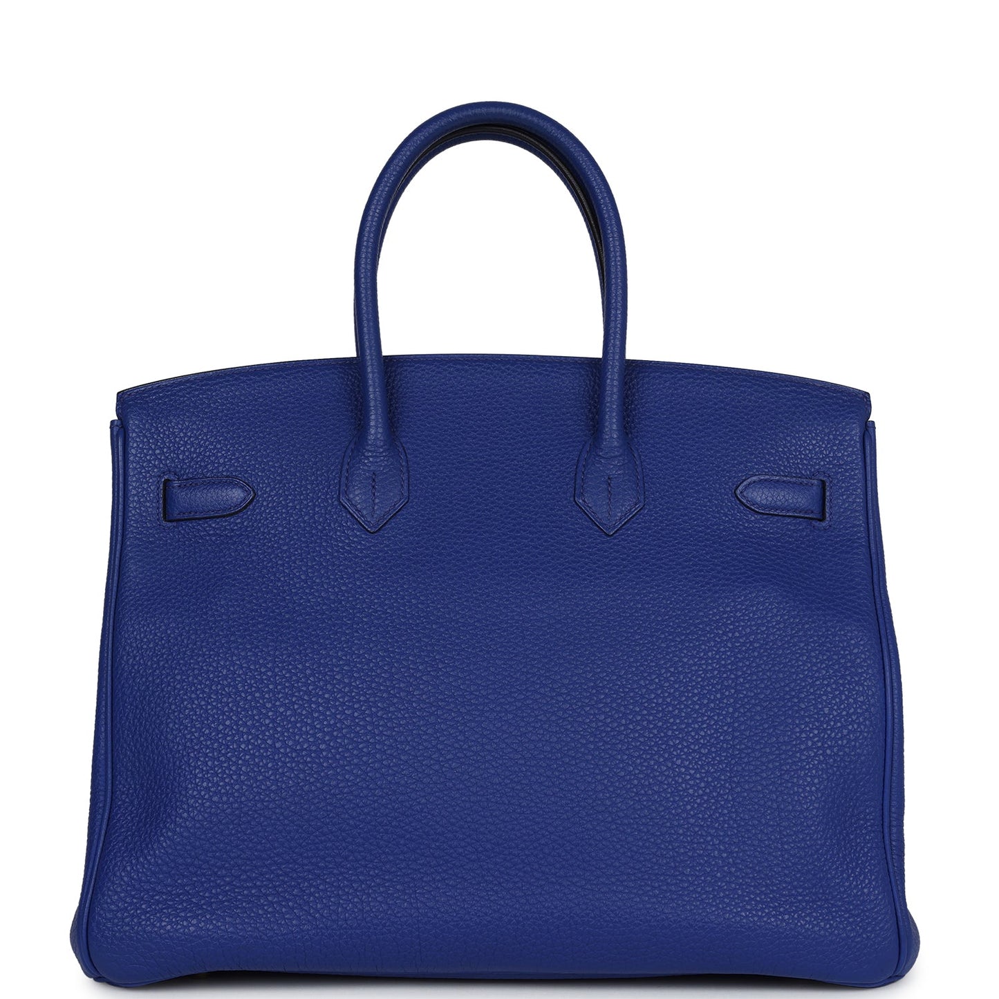 Pre-owned Hermes Birkin 35 Bleu Electric Togo Gold Hardware - Bob Flawless Skincare 