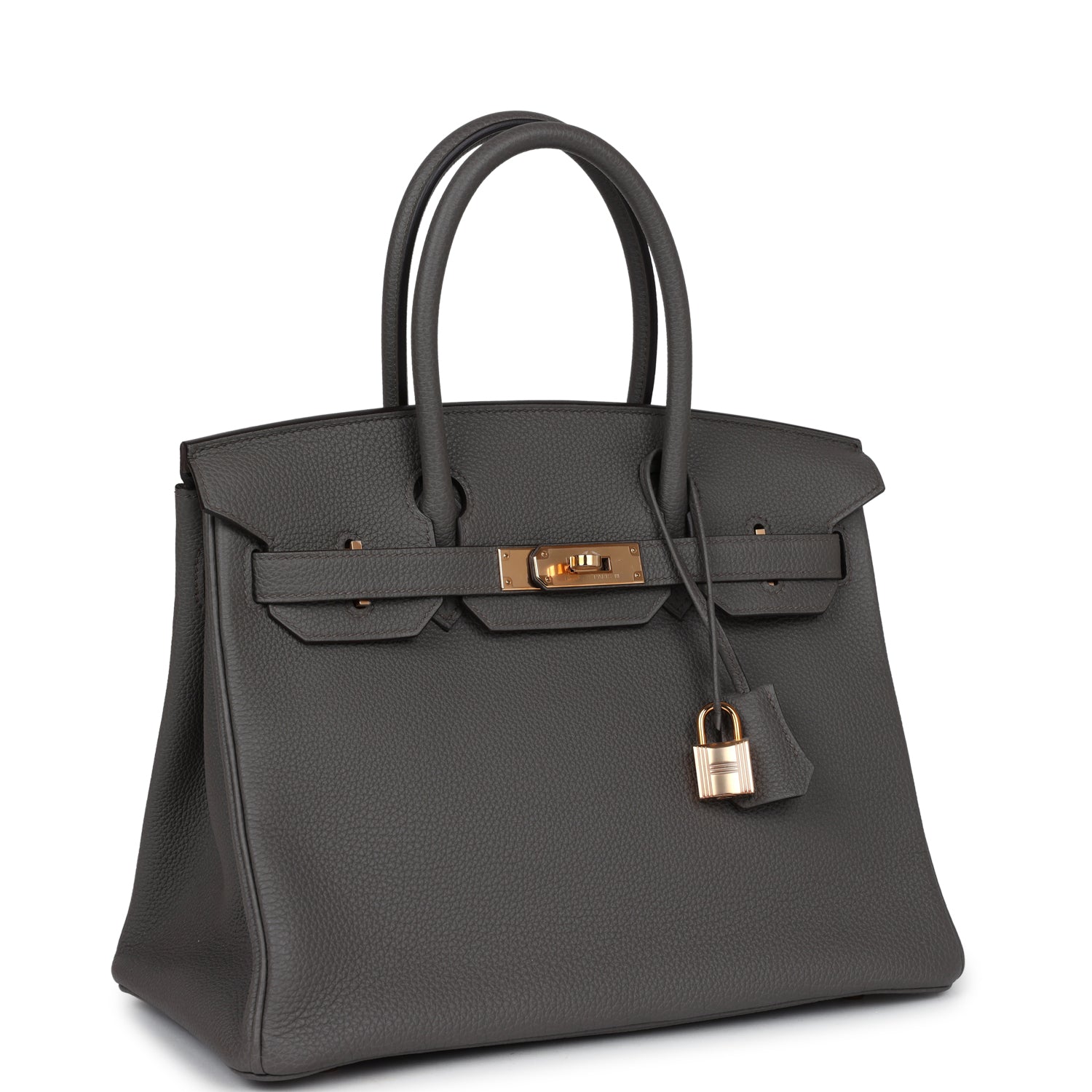 Hermes Birkin 30 Etain Togo Rose Gold Hardware - Bob Flawless Skincare 