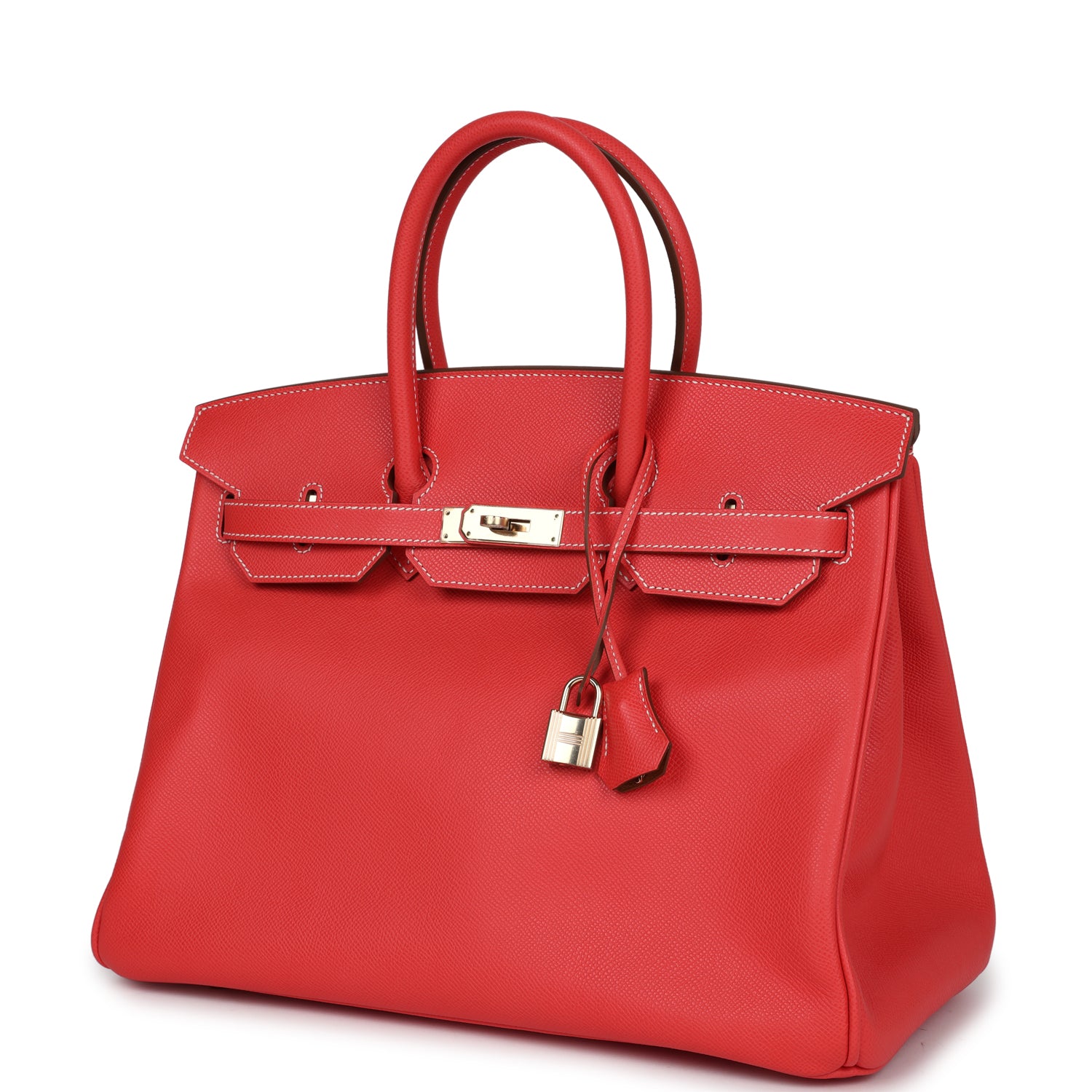 Pre-owned Hermes Birkin 35 Rose Jaipur Candy Epsom Permabrass Hardware - Bob Flawless Skincare 