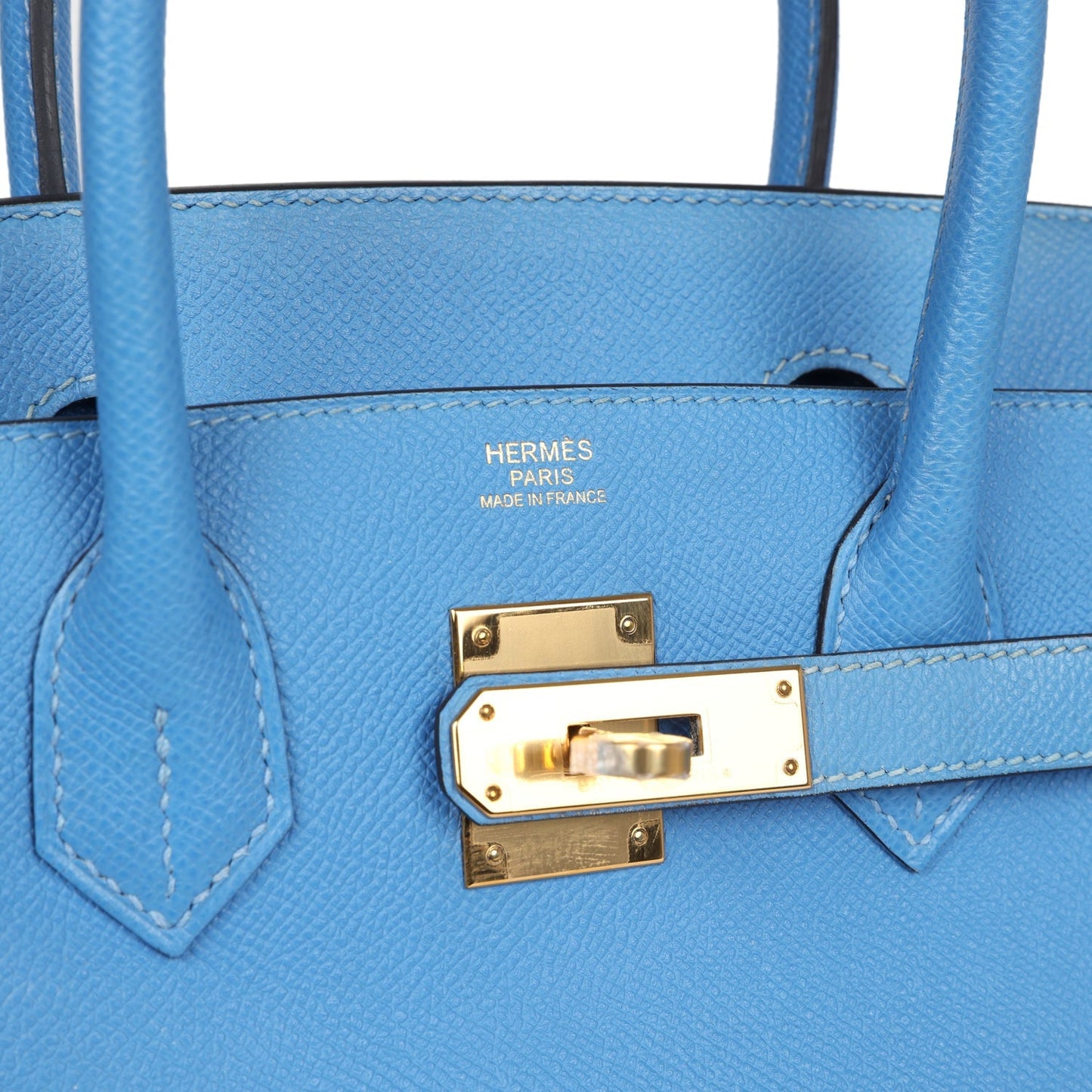 Pre-owned Hermes Birkin 30 Bleu Paradise Epsom Gold Hardware - Bob Flawless Skincare 