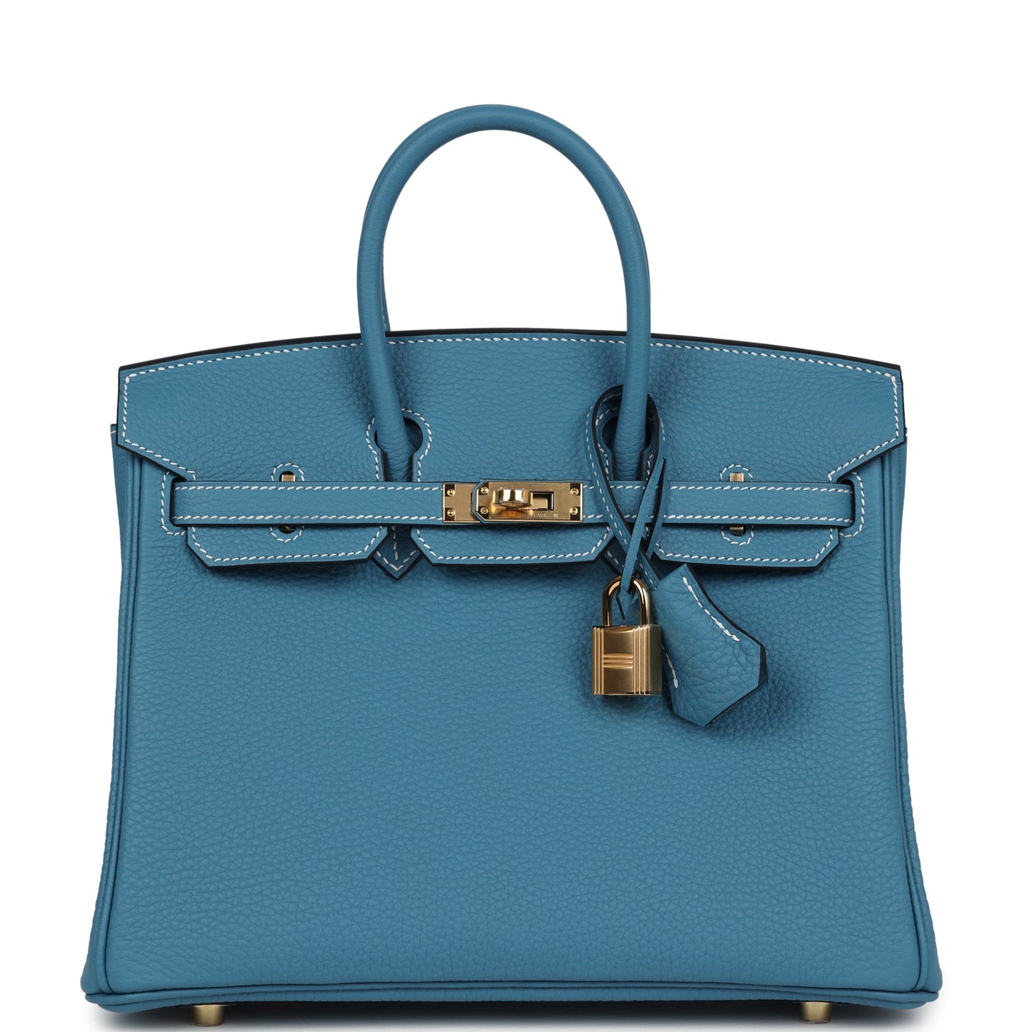 Hermes Birkin 25 Blue Jean Togo Gold Hardware - Bob Flawless Skincare 