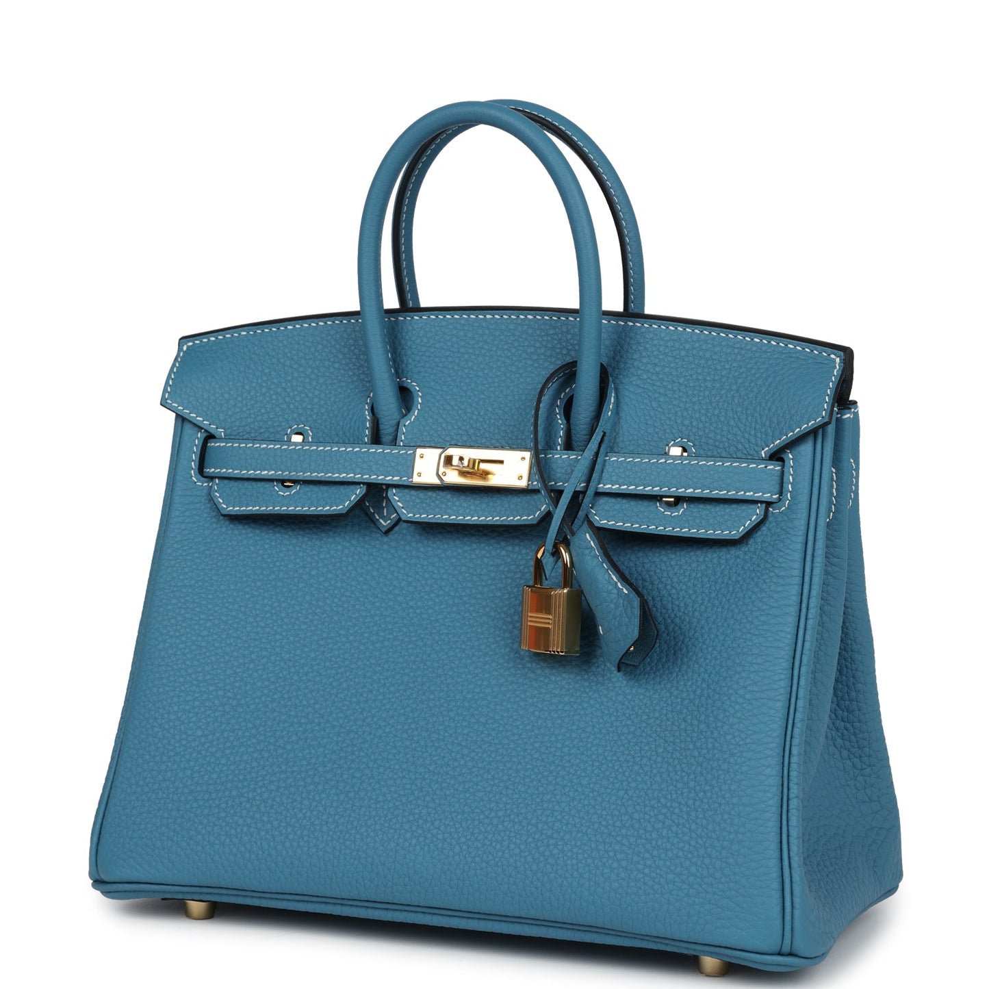 Hermes Birkin 25 Blue Jean Togo Gold Hardware - Bob Flawless Skincare 