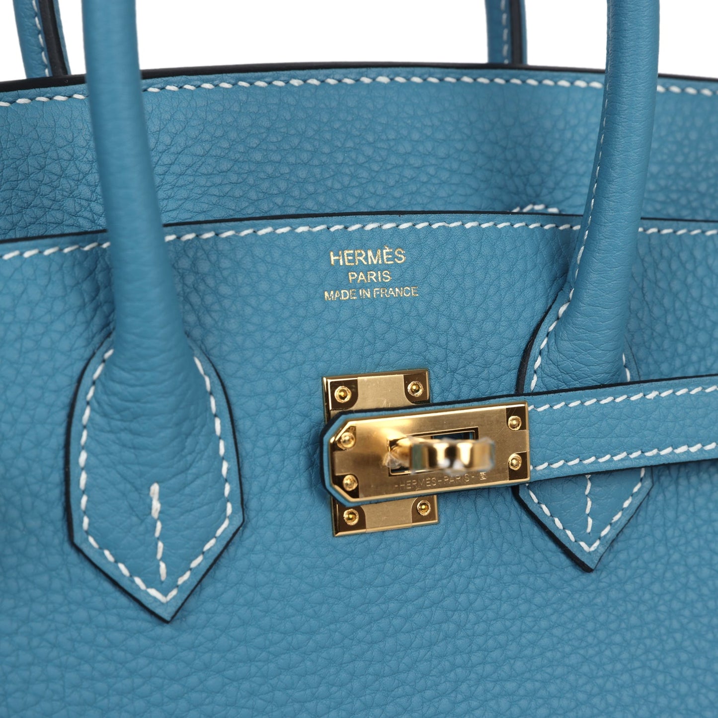 Hermes Birkin 25 Blue Jean Togo Gold Hardware - Bob Flawless Skincare 