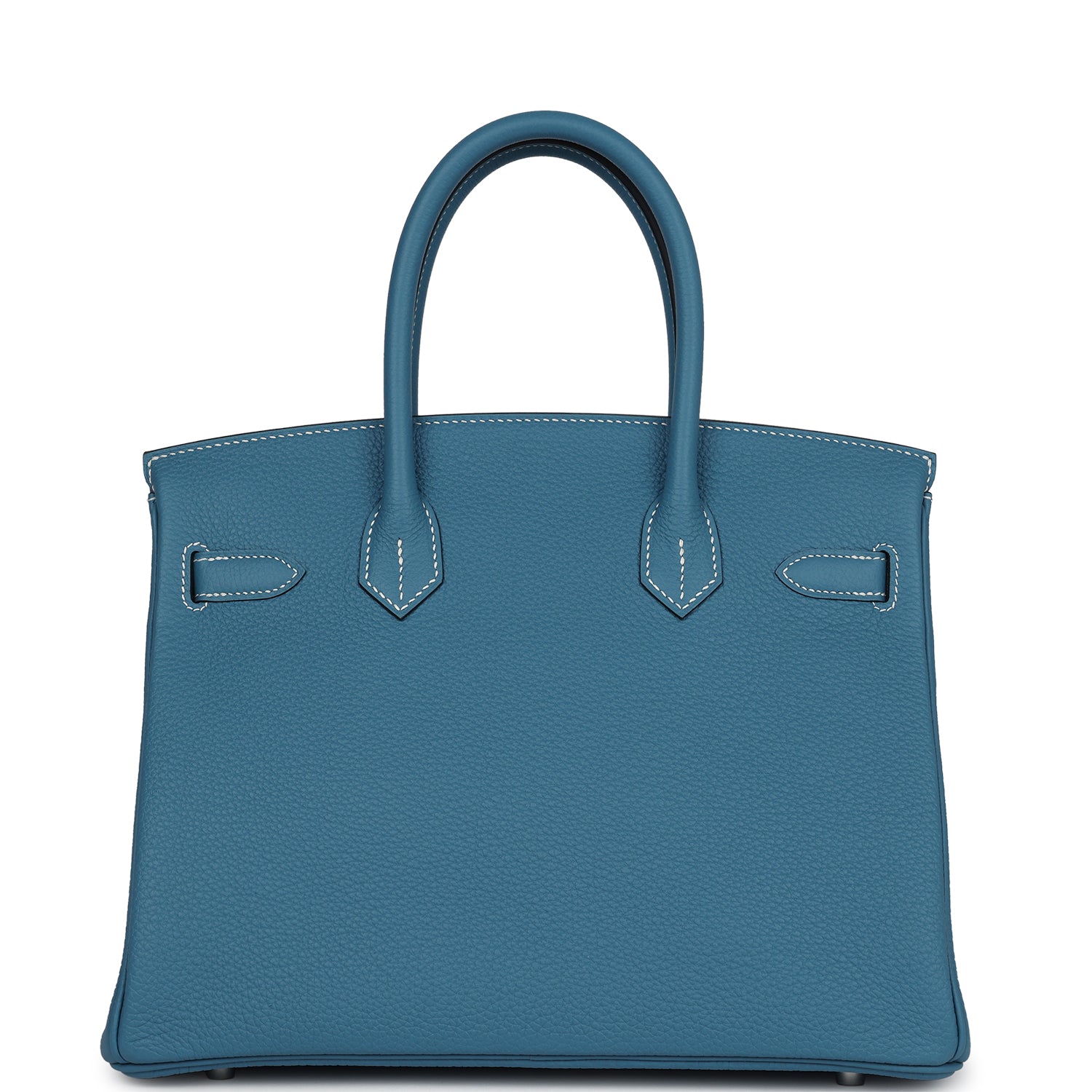 Hermes Birkin 30 Blue Jean Togo Palladium Hardware - Bob Flawless Skincare 