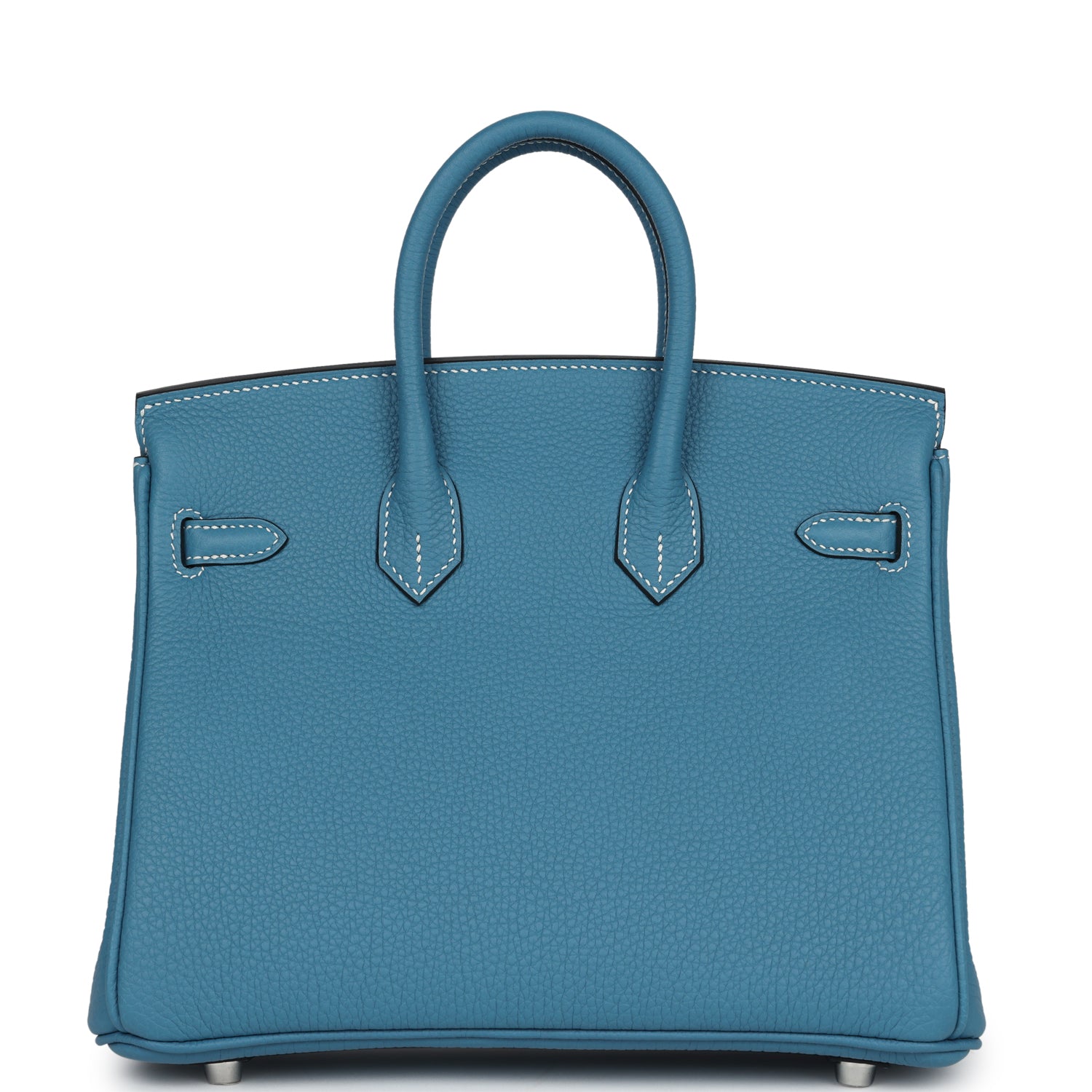 Hermes Birkin 25 Blue Jean Togo Palladium Hardware - Bob Flawless Skincare 