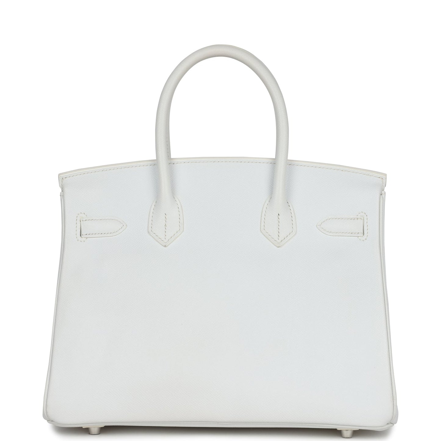 Pre-owned Hermes Birkin 30 White Epsom Palladium Hardware - Bob Flawless Skincare 