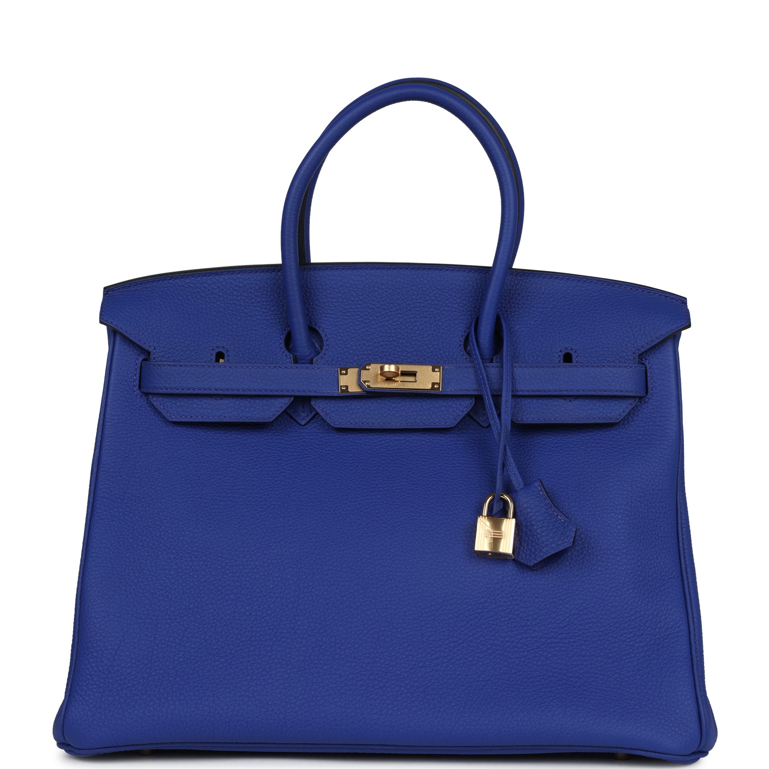 Hermes Birkin 35 Bleu Electric Togo Gold Hardware - Bob Flawless Skincare 