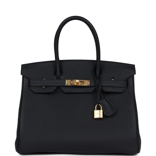 Hermes Birkin 30 Black Togo Gold Hardware - Bob Flawless Skincare 