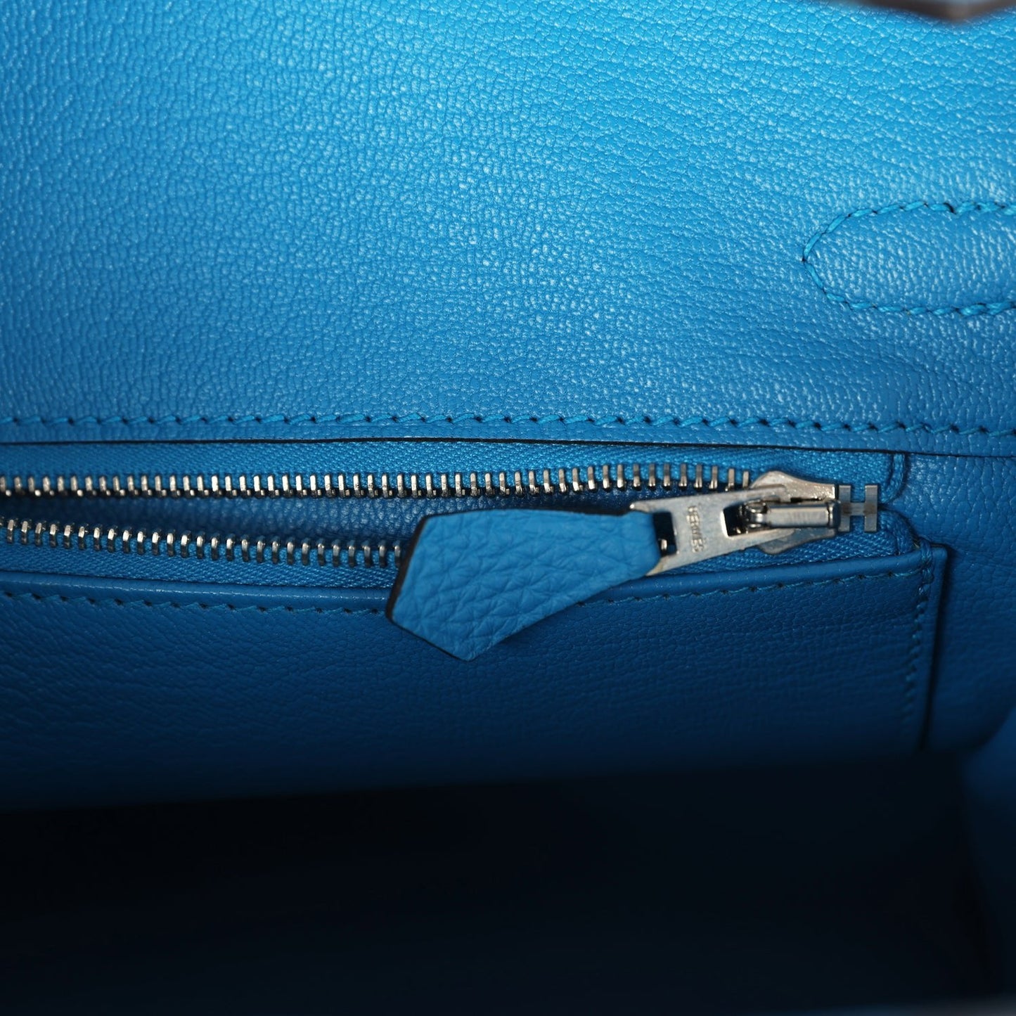 Hermes Birkin 25 Bleu Zanzibar Togo Palladium Hardware