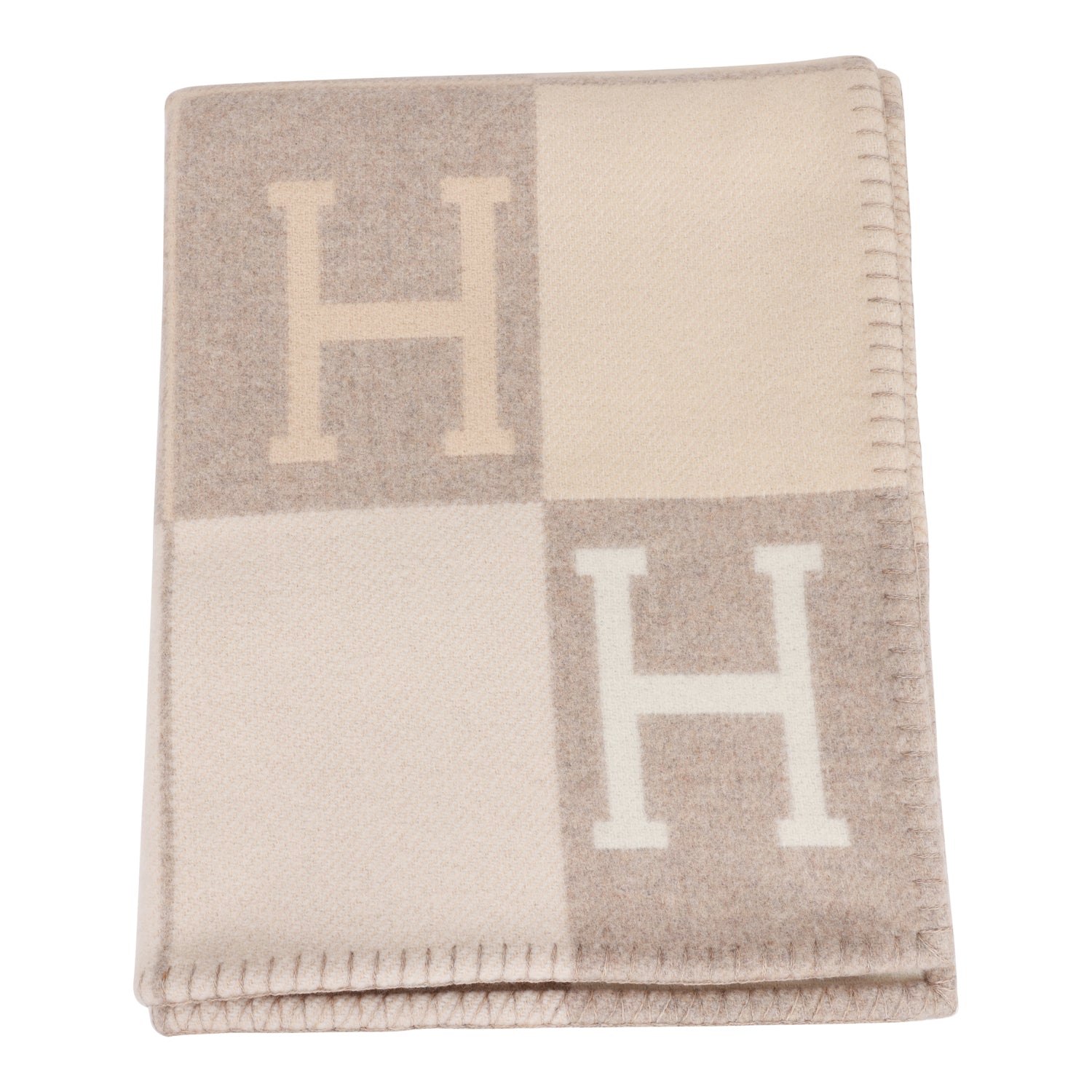 Hermes "Classic Avalon" Coco and Camomille Blanket - Bob Flawless Skincare 