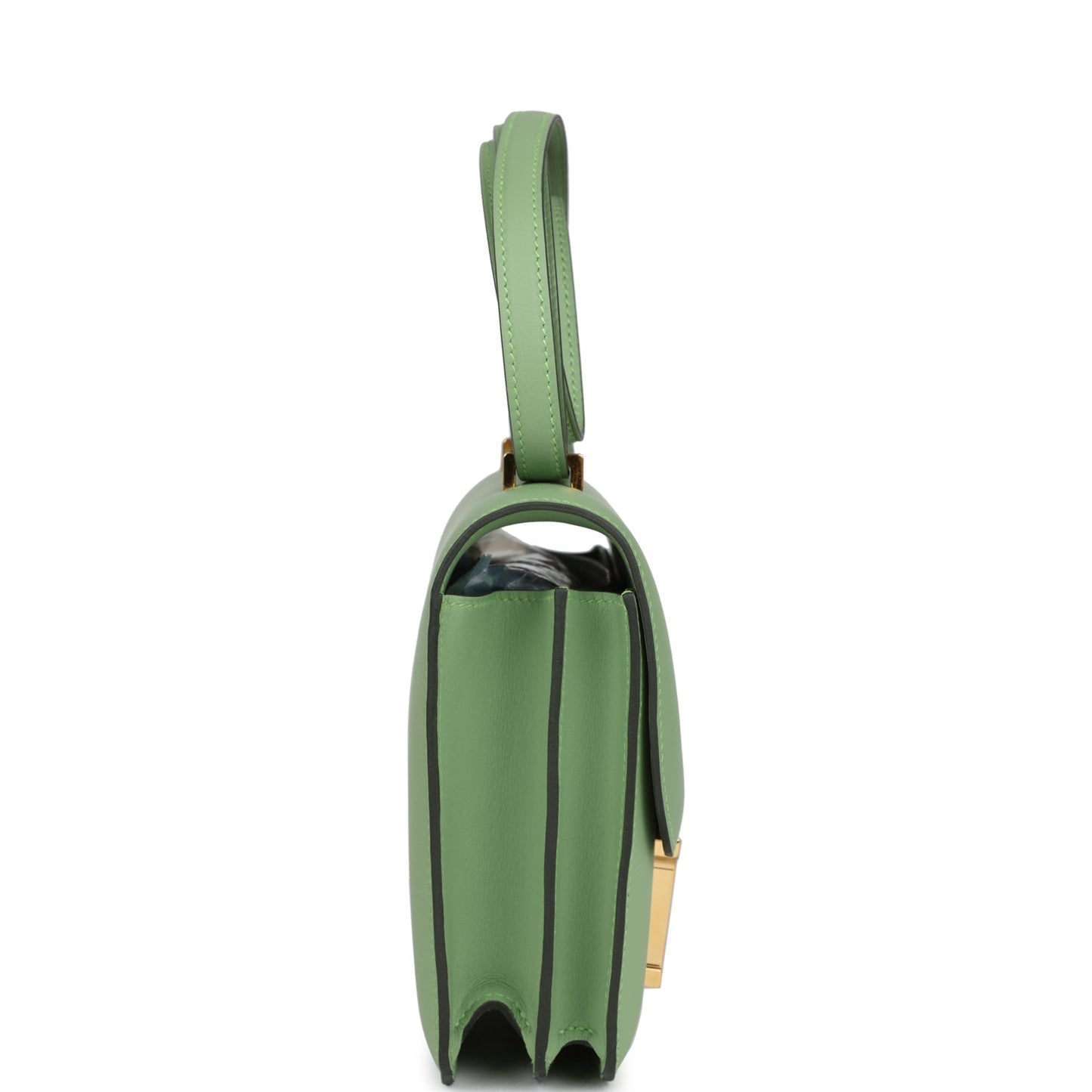 Hermes Constance 18 Vert Criquet Swift Gold Hardware