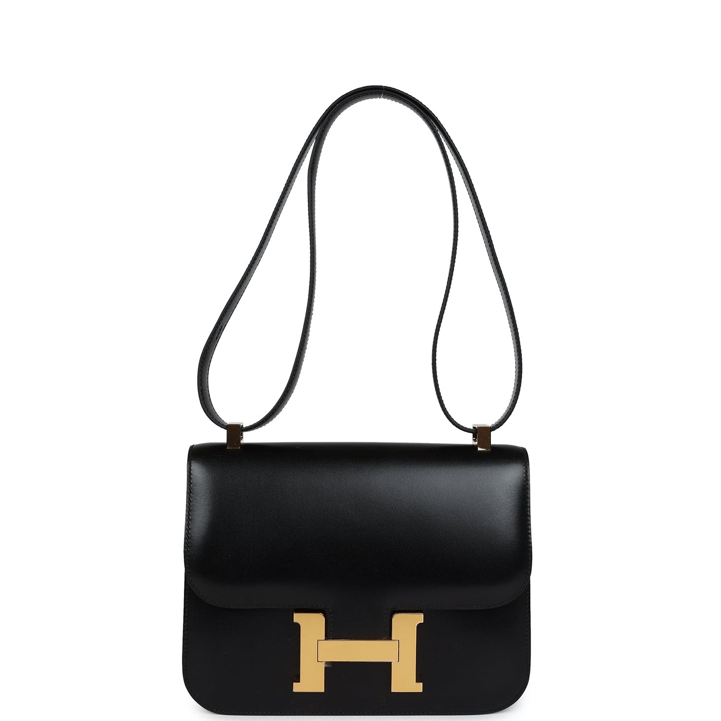 Hermes Constance 1-24 Black Box Gold Hardware