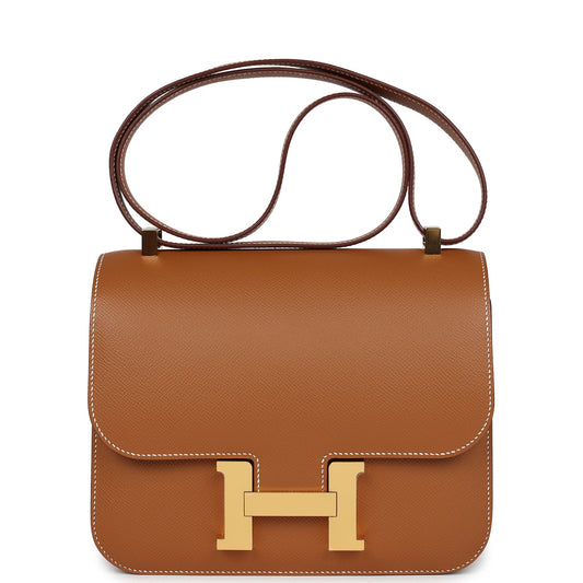 Hermes Constance 24 Gold Epsom Gold Hardware