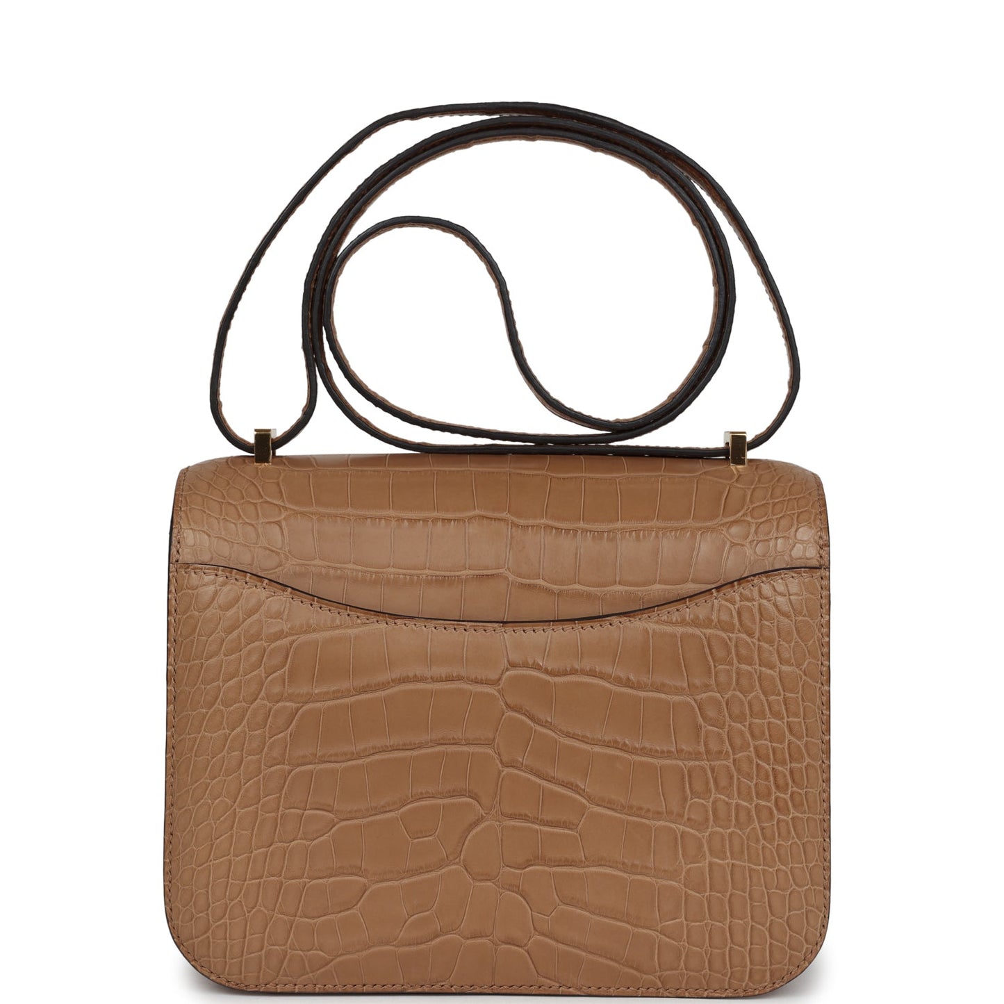 Hermes Constance 18 Chai Matte Alligator Gold Hardware