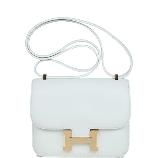 Hermes Constance 18 New White Swift Gold Hardware