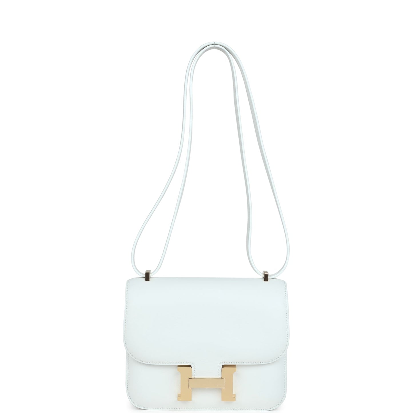 Hermes Constance 18 New White Swift Gold Hardware