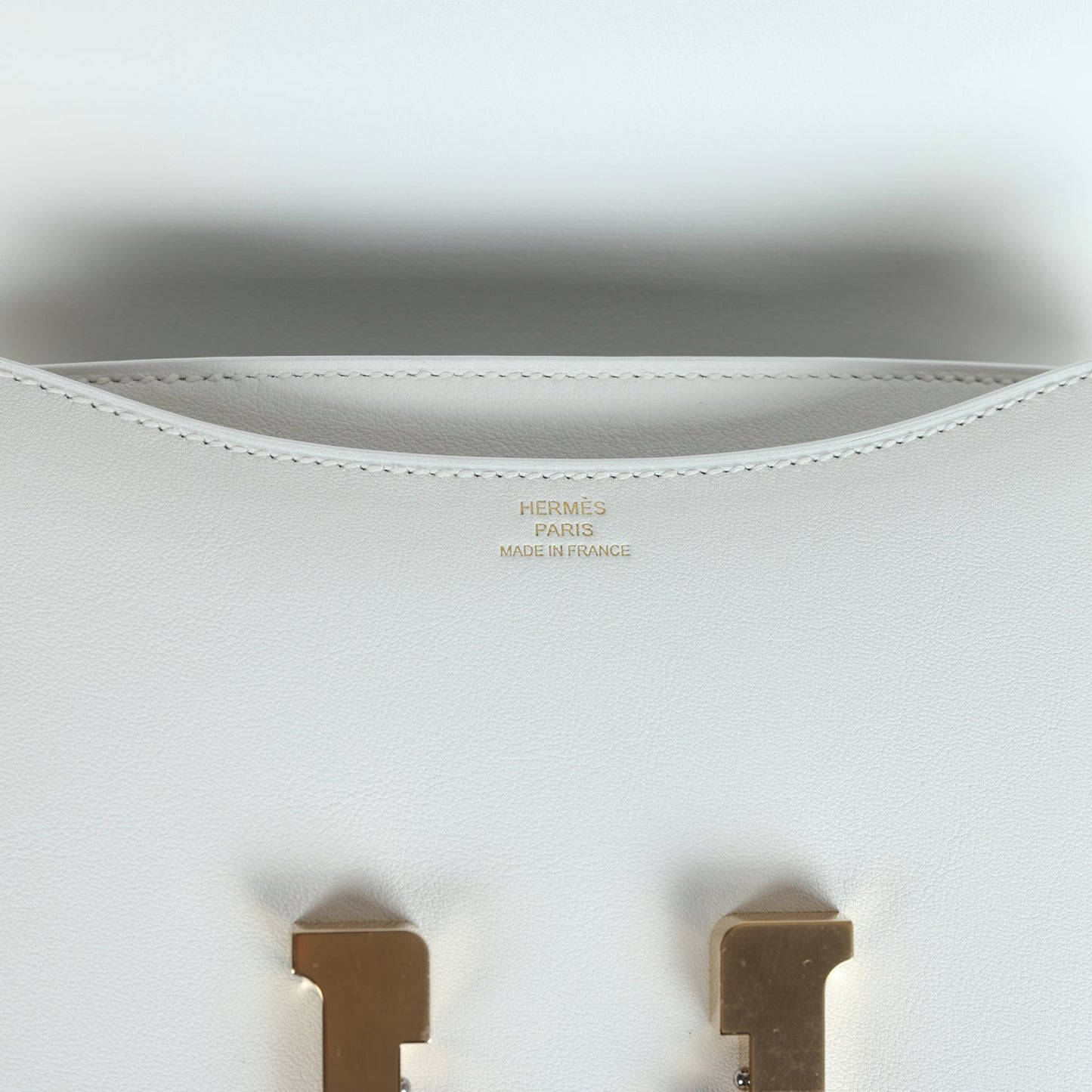 Hermes Constance 18 New White Swift Gold Hardware