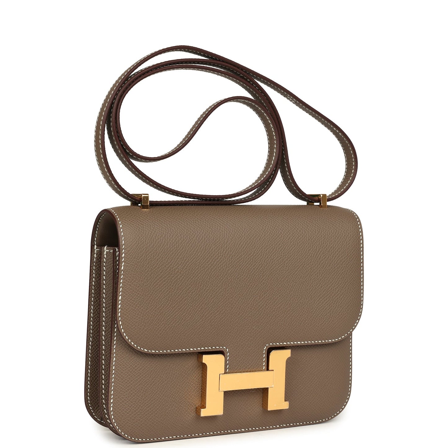 Hermes Constance 18 Etoupe Epsom Gold Hardware