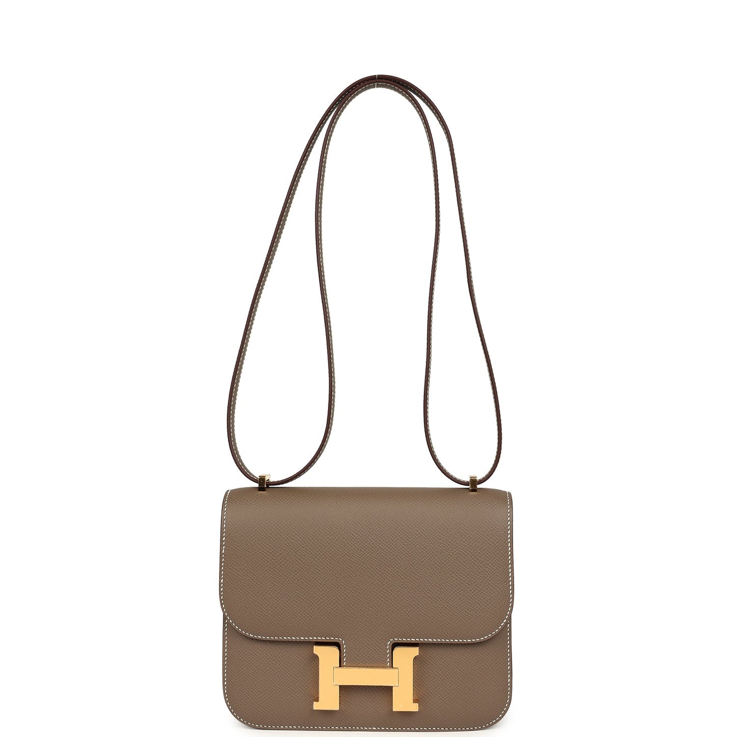 Hermes Constance 18 Etoupe Epsom Gold Hardware