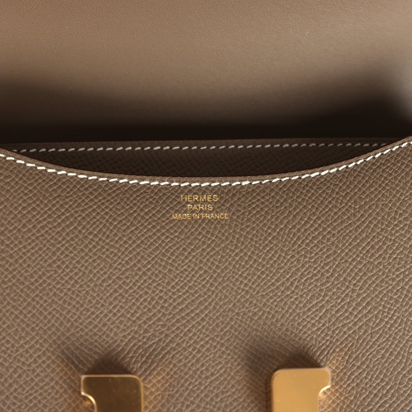 Hermes Constance 18 Etoupe Epsom Gold Hardware