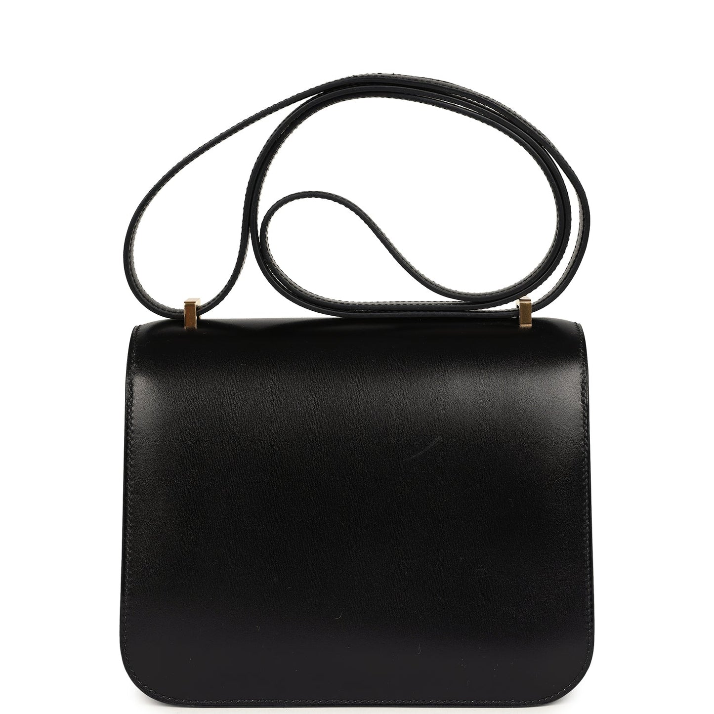 Hermes Constance 18 Black Box Gold Hardware