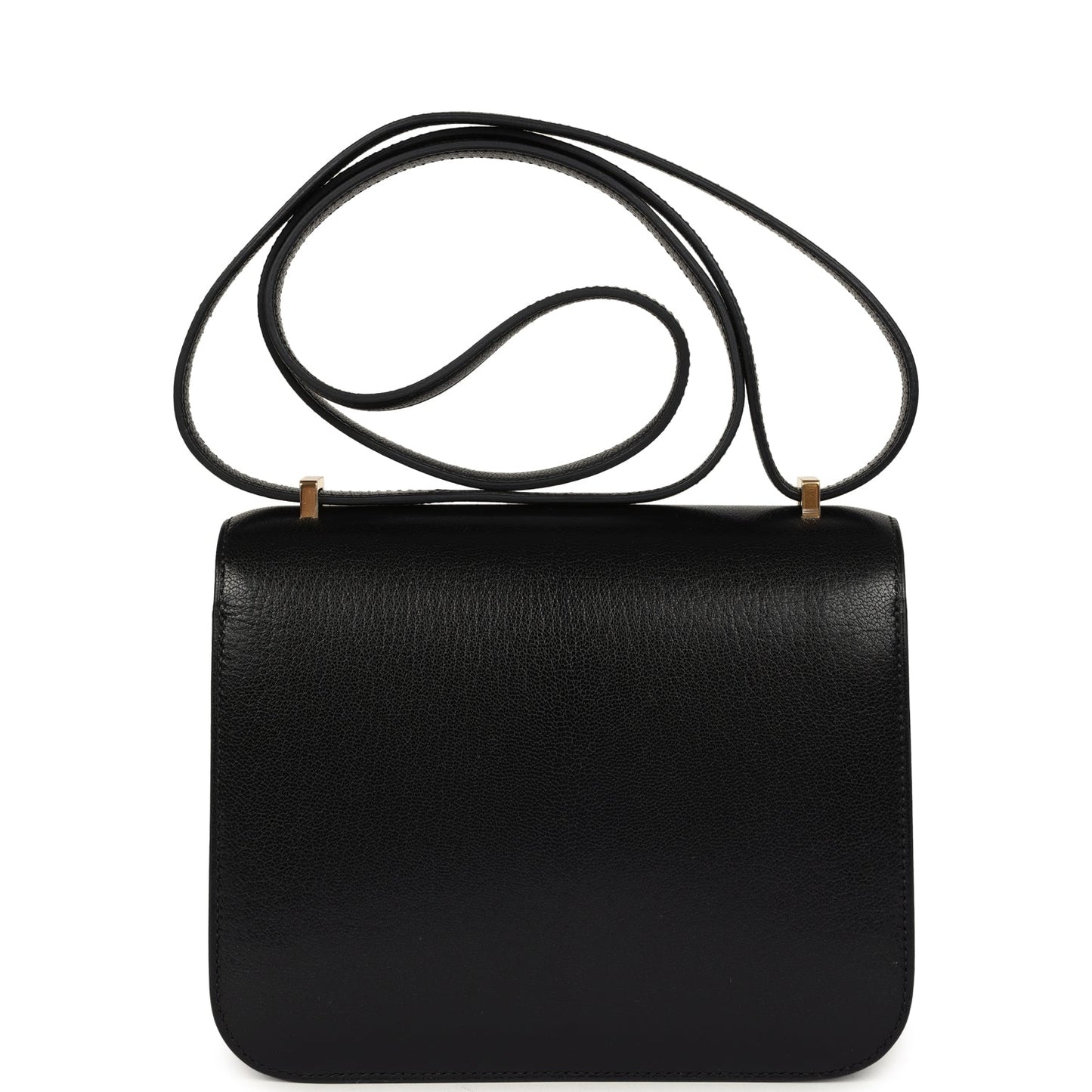 Hermes Constance 18 Black Chevre Chamkila Gold Hardware