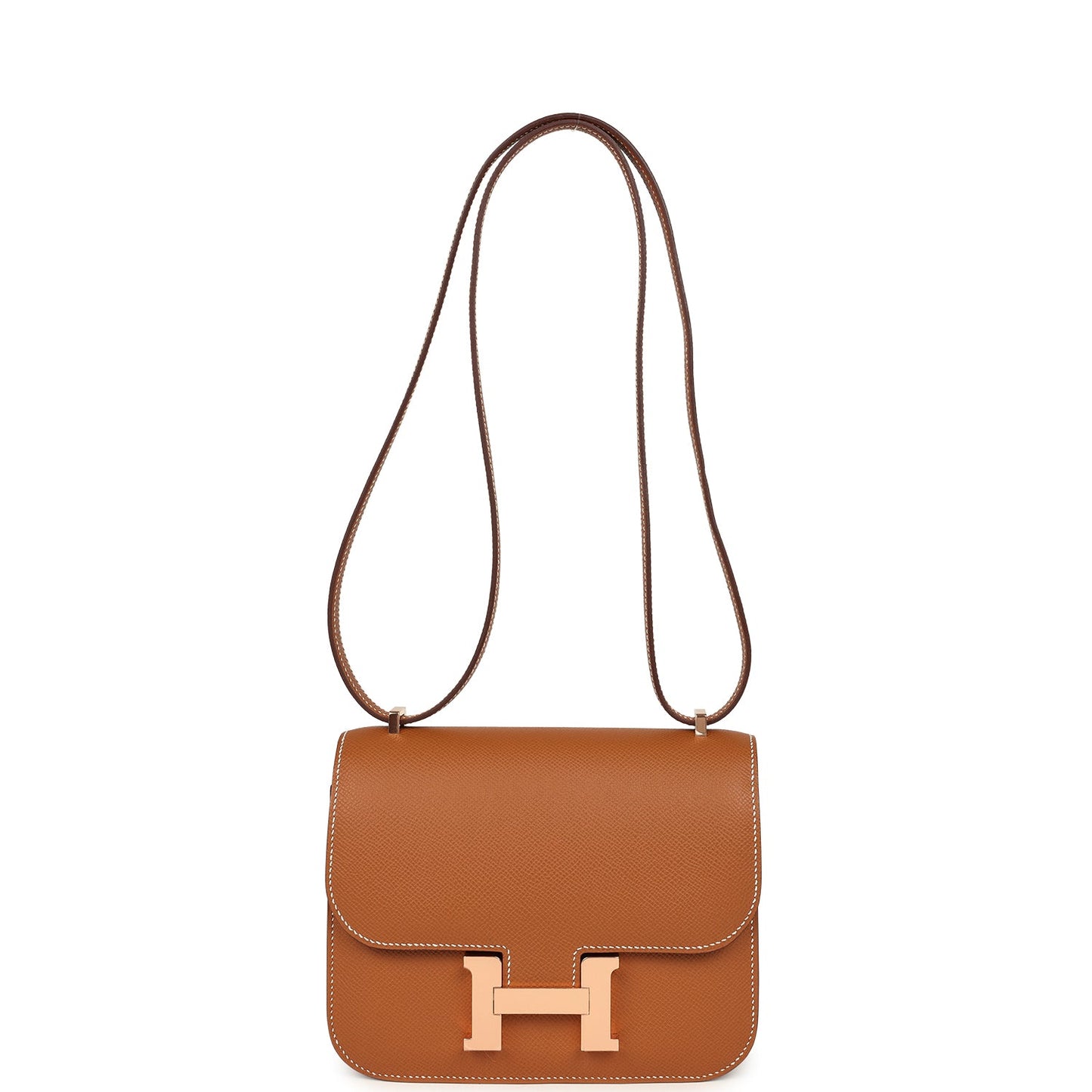 Hermes Constance 18 Gold Epsom Rose Gold Hardware