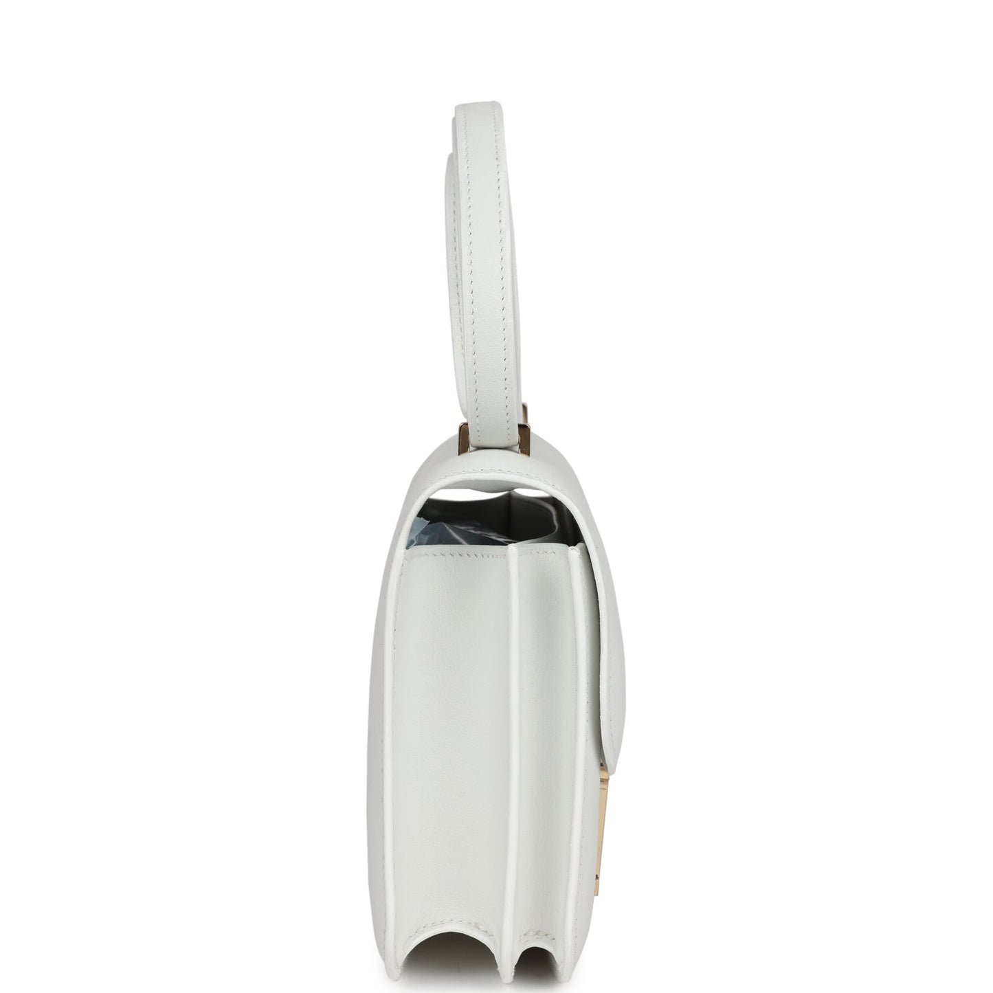 Hermes Constance 18 New White Swift Permabrass Hardware