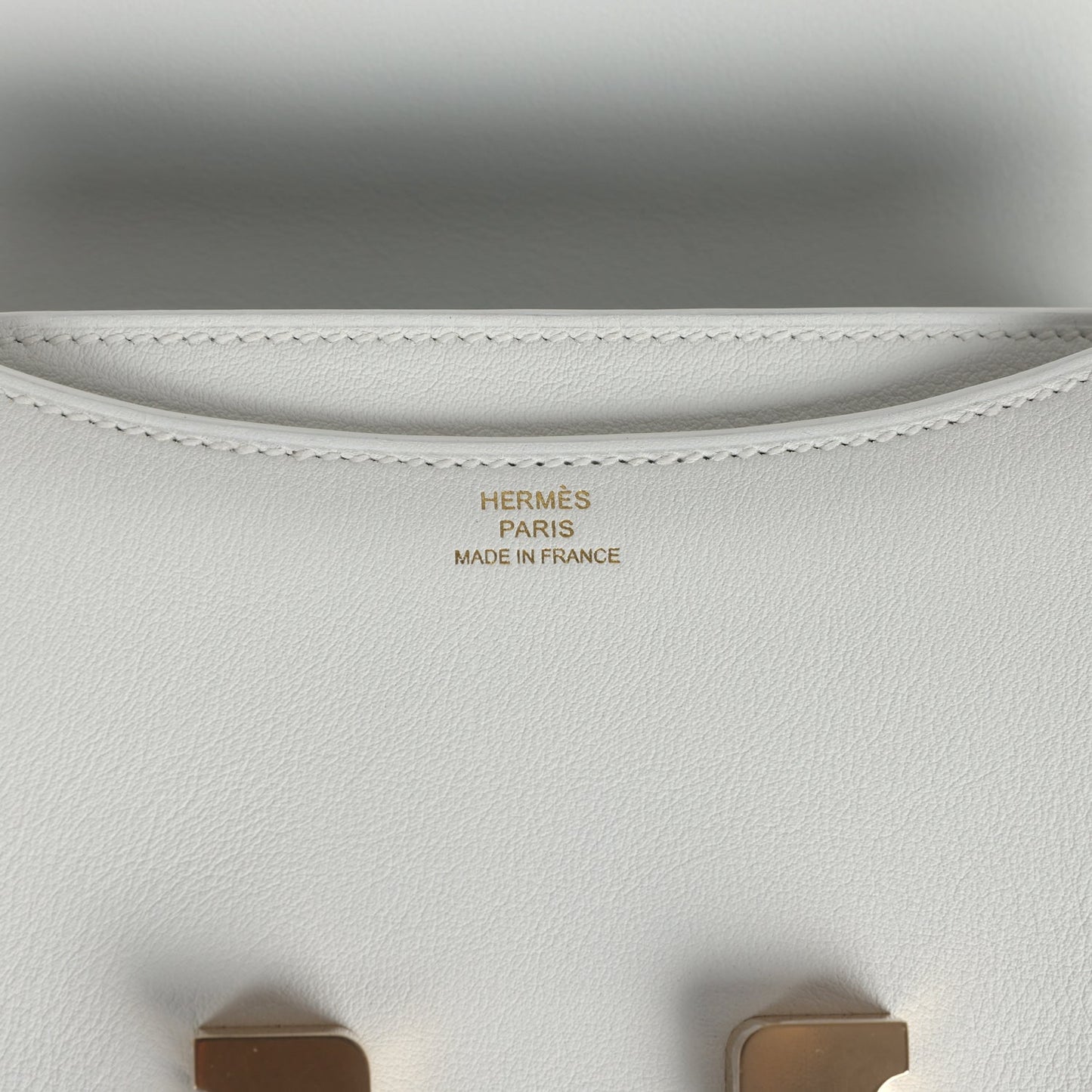 Hermes Constance 18 New White Swift Permabrass Hardware