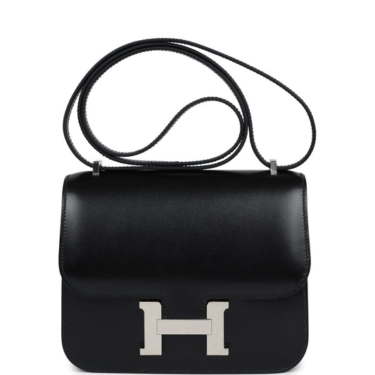 Hermes Constance 18 Black Box Palladium Hardware