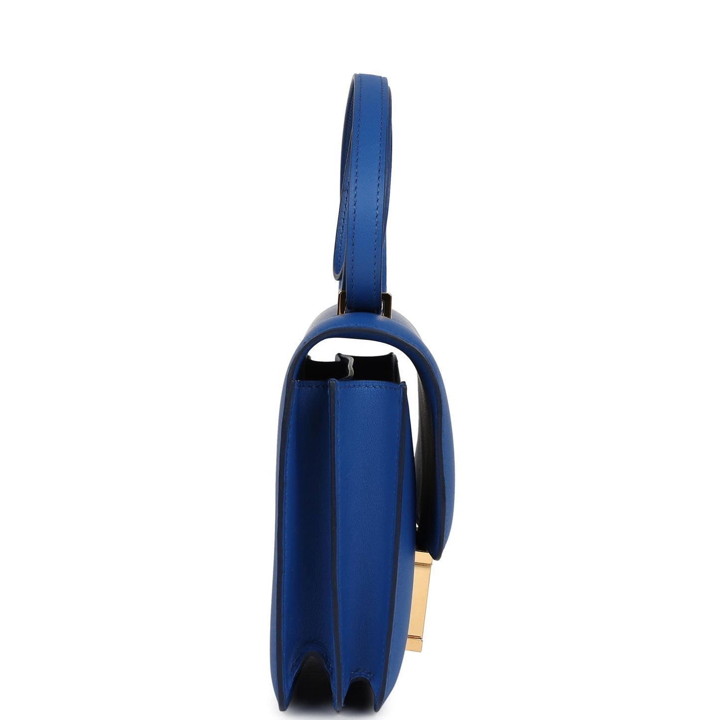 Hermes Constance 18 Bleu France Swift Gold Hardware