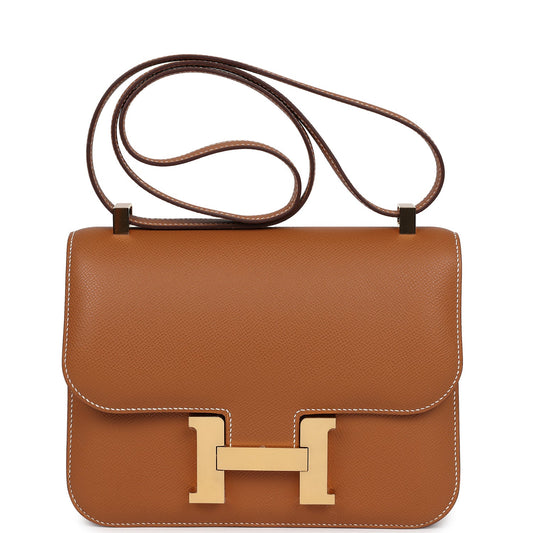 Hermes Constance 1-24 Gold Epsom Gold Hardware