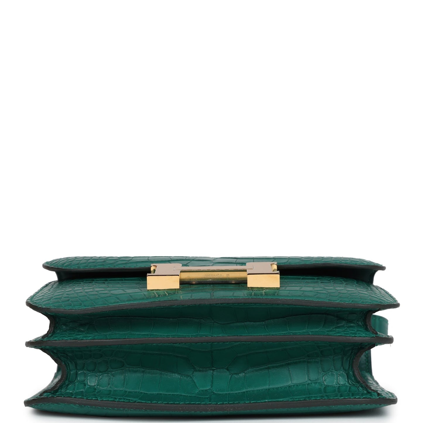 Hermes Constance 18 Malachite Matte Alligator Gold Hardware - Bob Flawless Skincare 