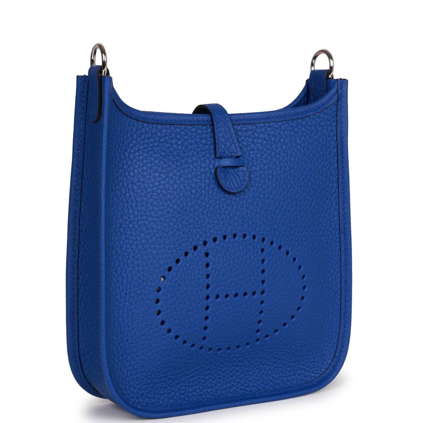 Hermes Evelyne TPM Bleu Royal Clemence Palladium Hardware