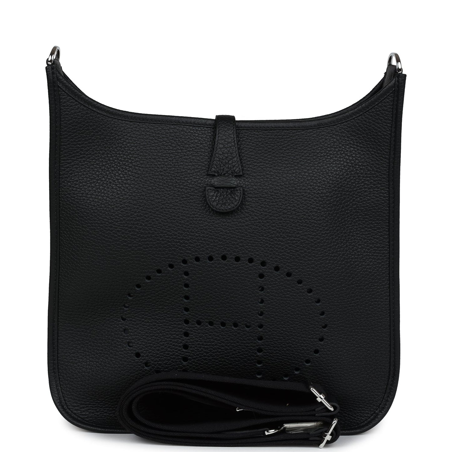 Hermes Evelyne III PM Black Clemence Palladium Hardware