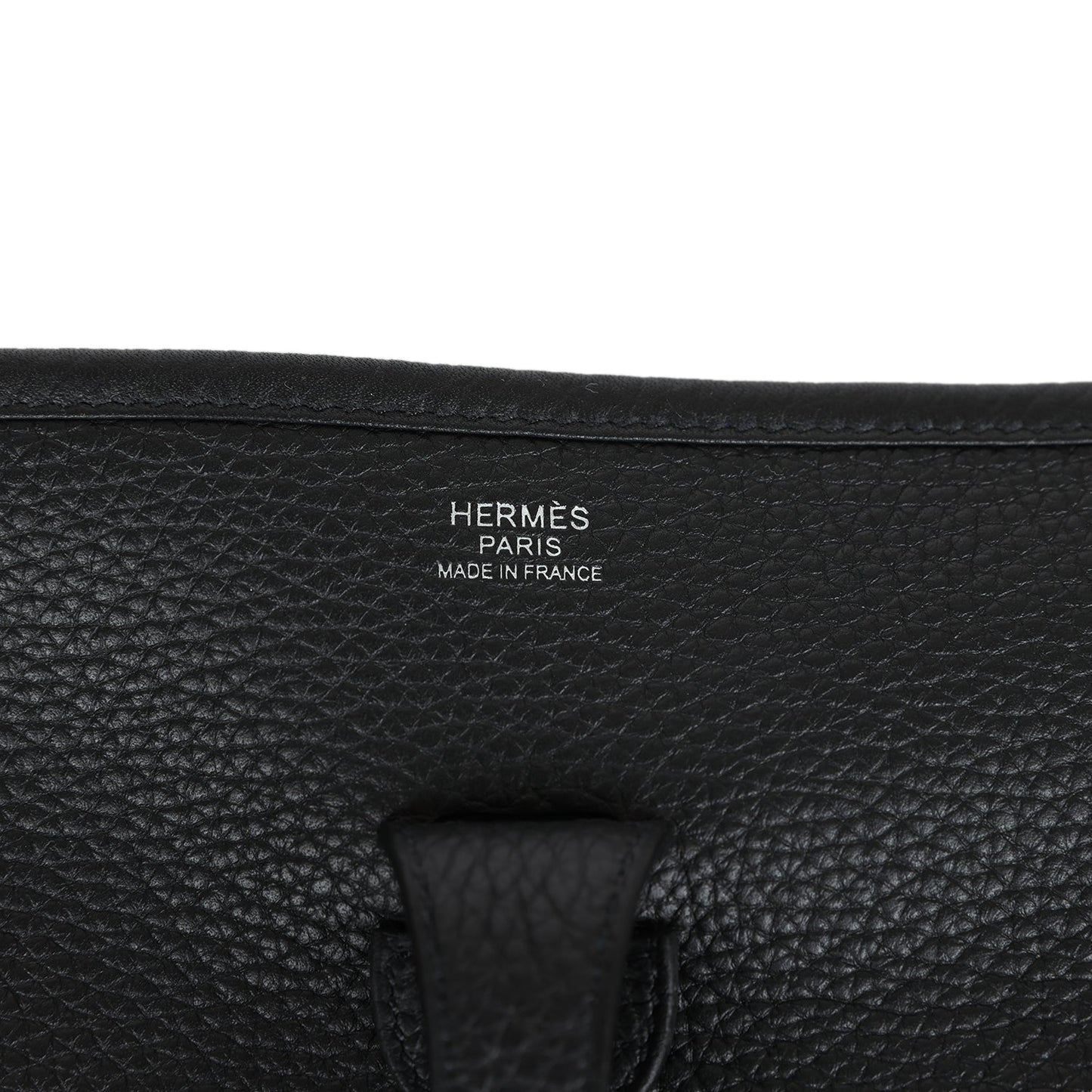 Hermes Evelyne III PM Black Clemence Palladium Hardware