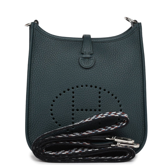 Hermes Evelyne TPM Vert Cypress Clemence Palladium Hardware