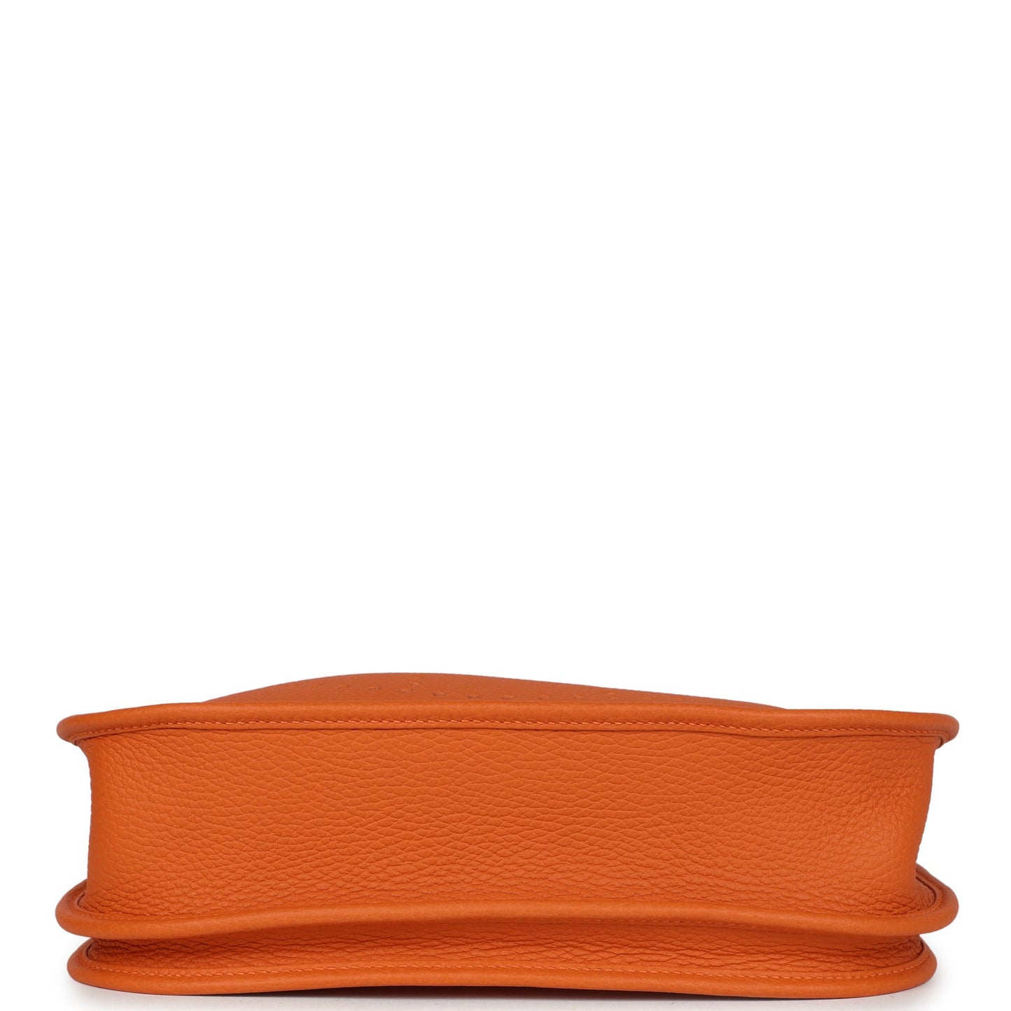 Hermes Evelyne III PM Orange Clemence Palladium Hardware