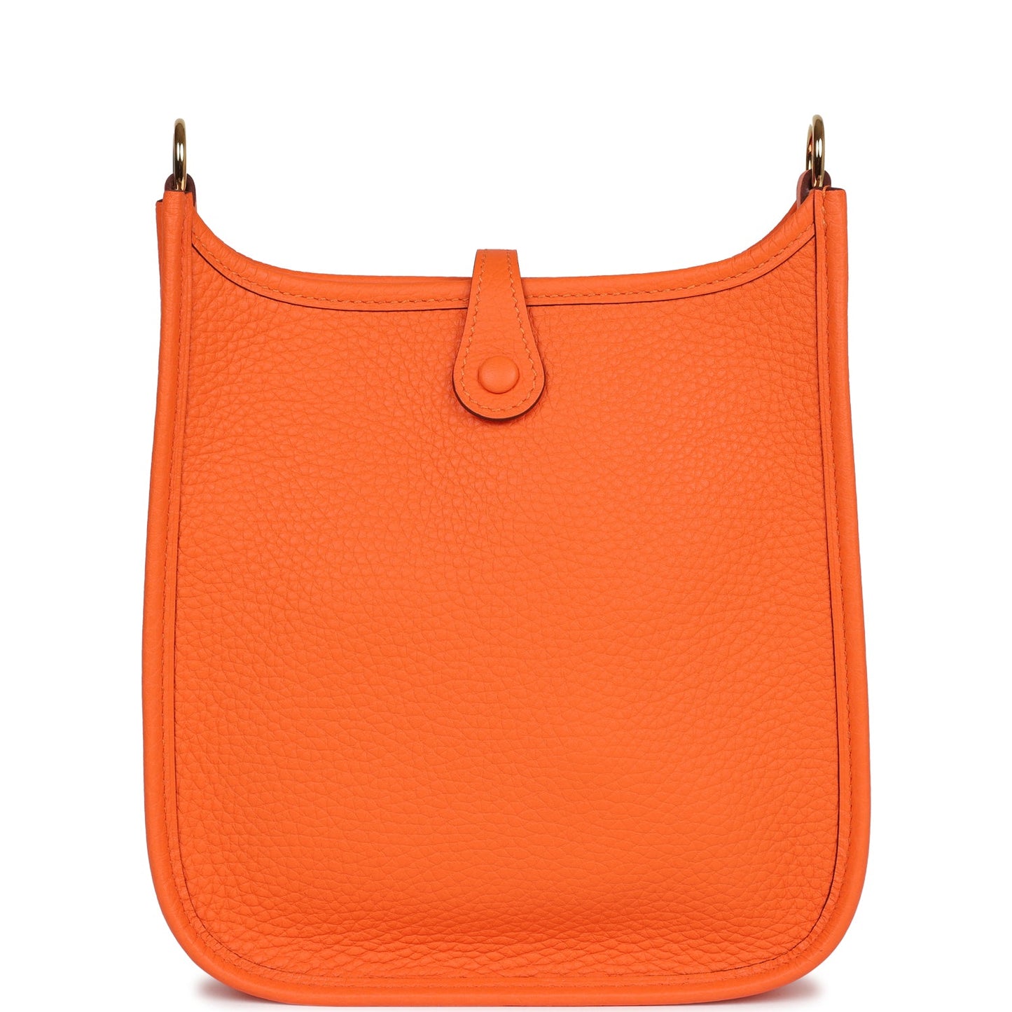 Hermes Evelyne TPM Orange Minium Clemence Gold Hardware