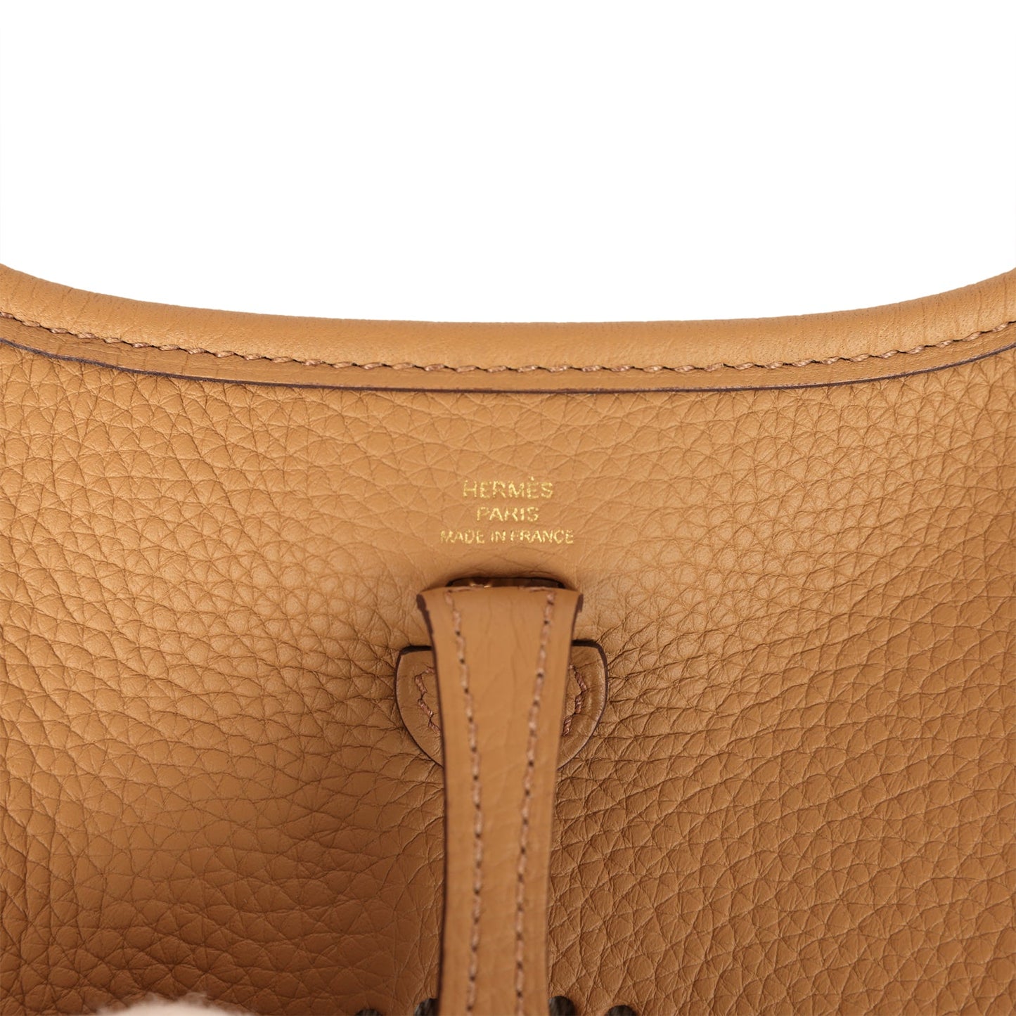 Hermes Evelyne TPM Biscuit Clemence Gold Hardware