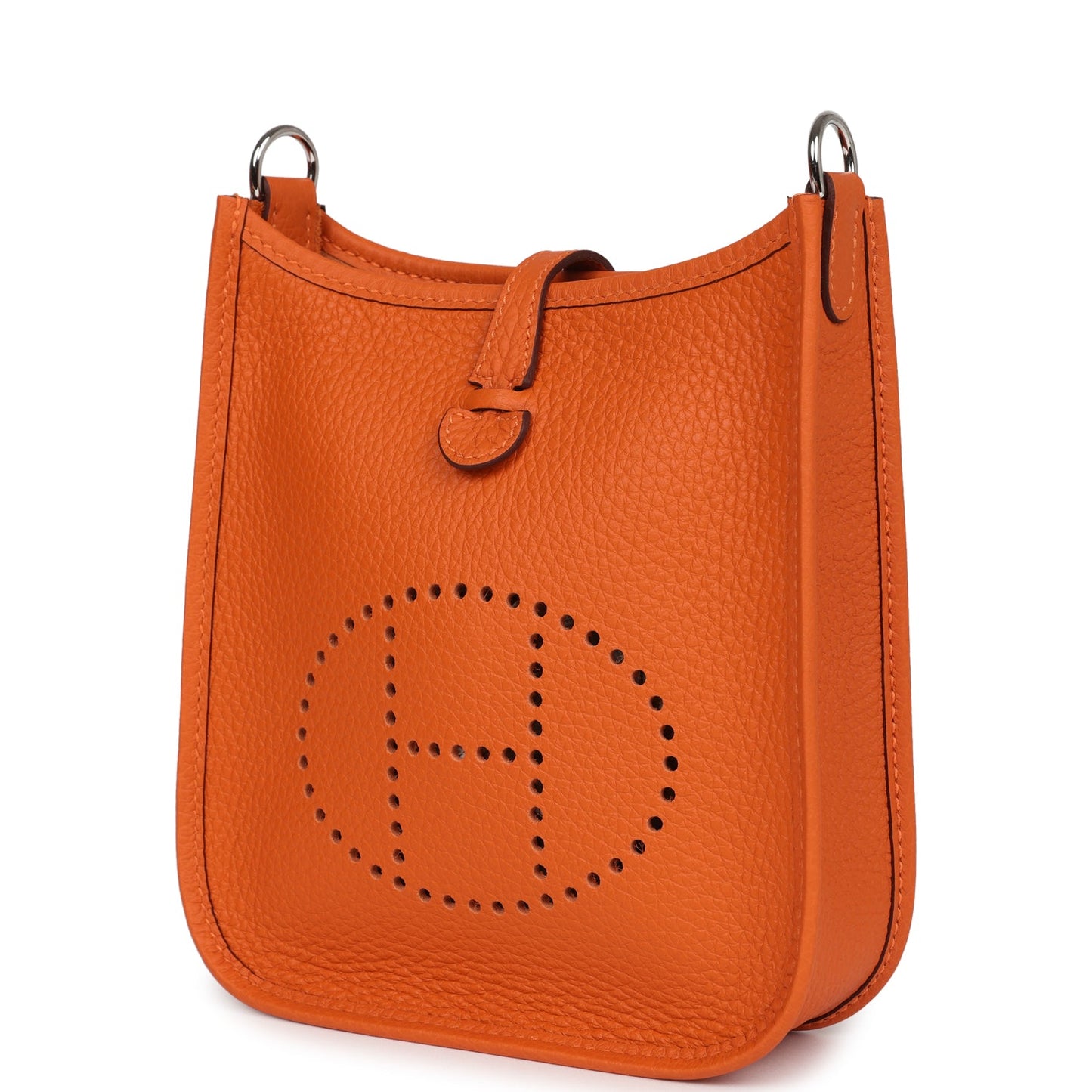 Hermes Evelyne TPM Orange Clemence Palladium Hardware