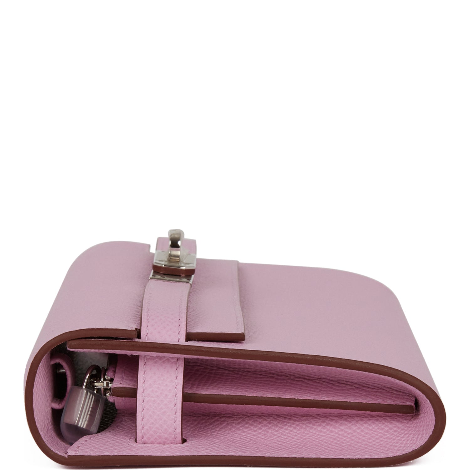 Hermes Kelly Wallet To Go Mauve Sylvestre Epsom Palladium Hardware - Bob Flawless Skincare 