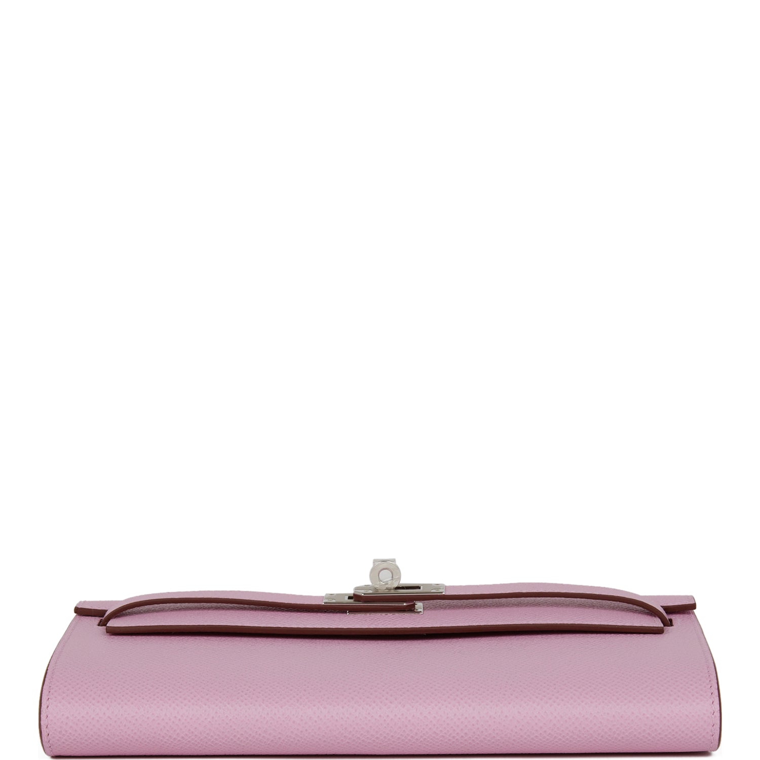 Hermes Kelly Wallet To Go Mauve Sylvestre Epsom Palladium Hardware - Bob Flawless Skincare 