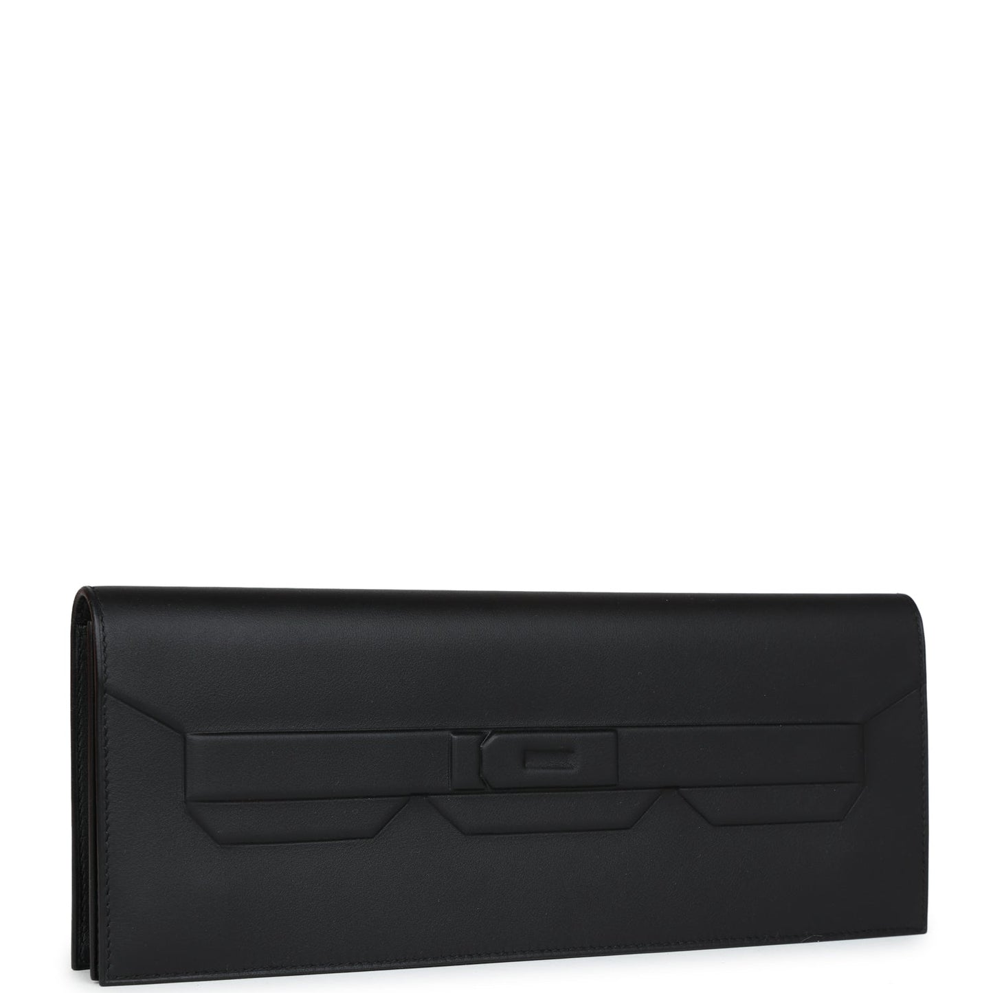 Hermes Shadow Kelly Cut Black Swift Calfskin