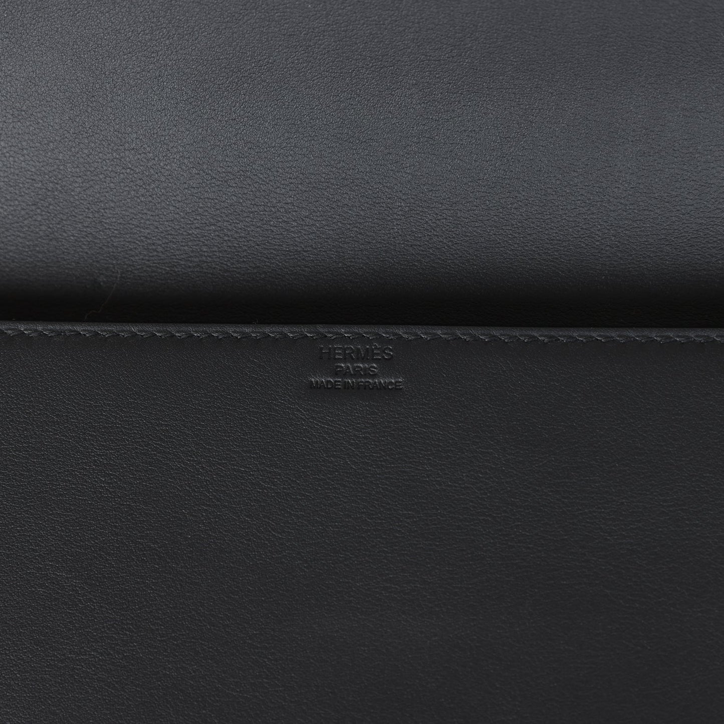 Hermes Shadow Kelly Cut Black Swift Calfskin