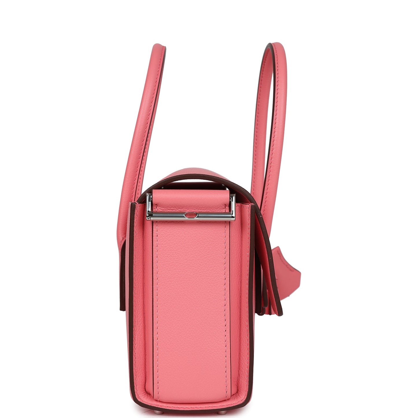 Hermes New Drag 22 Rose D'Ete Evercolor Palladium Hardware