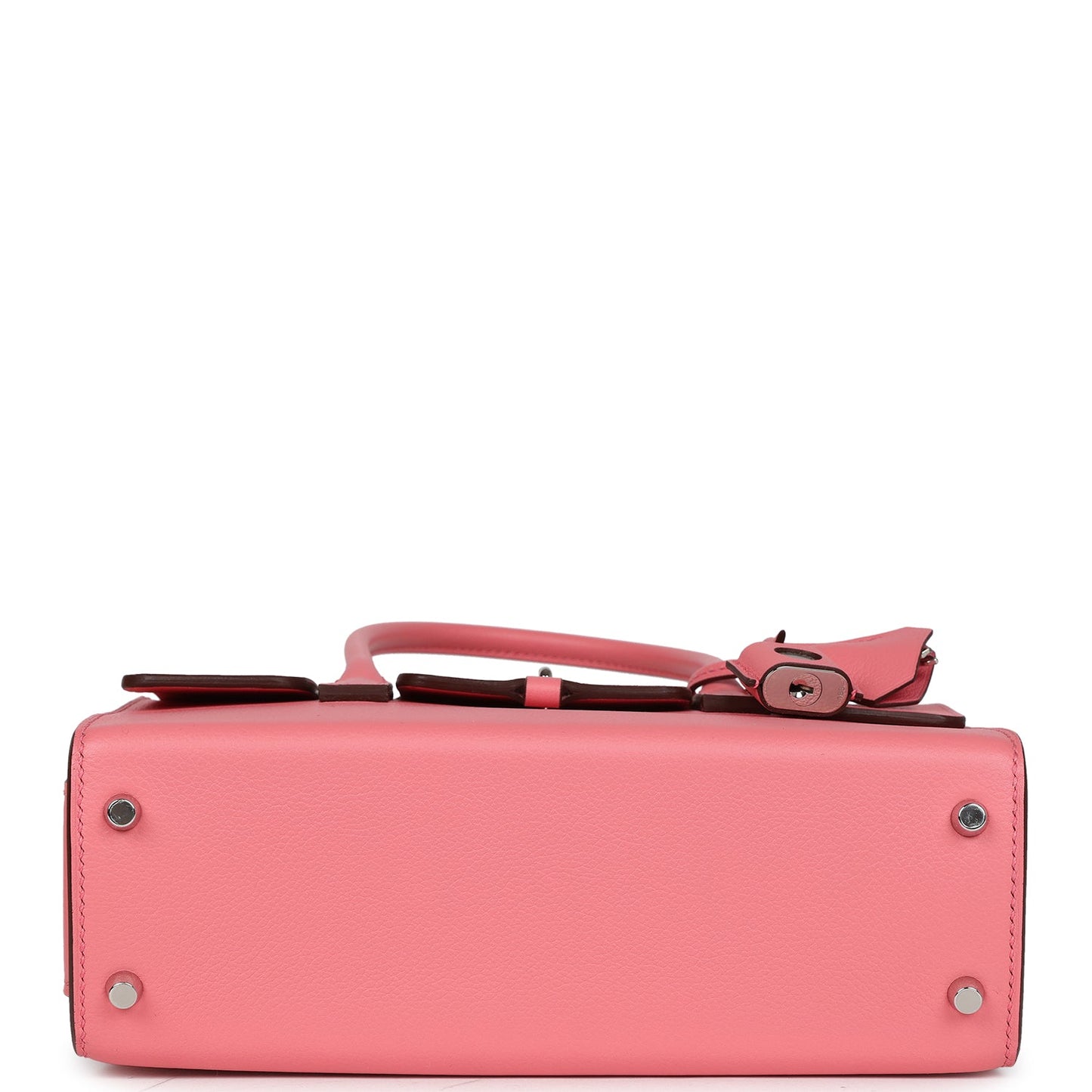 Hermes New Drag 22 Rose D'Ete Evercolor Palladium Hardware