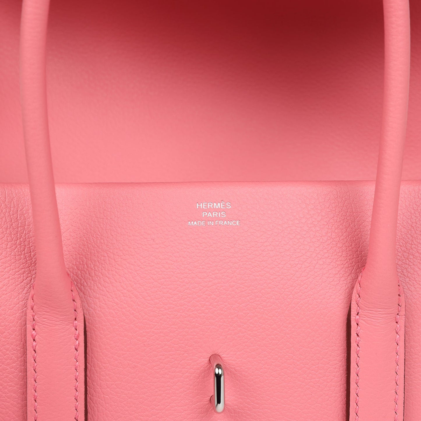 Hermes New Drag 22 Rose D'Ete Evercolor Palladium Hardware