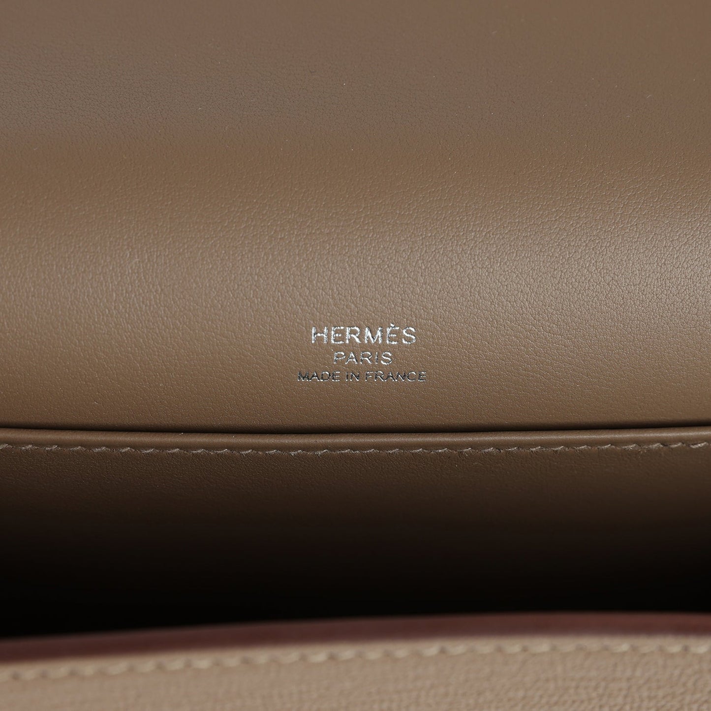 Hermes Geta Etoupe Chevre Palladium Hardware